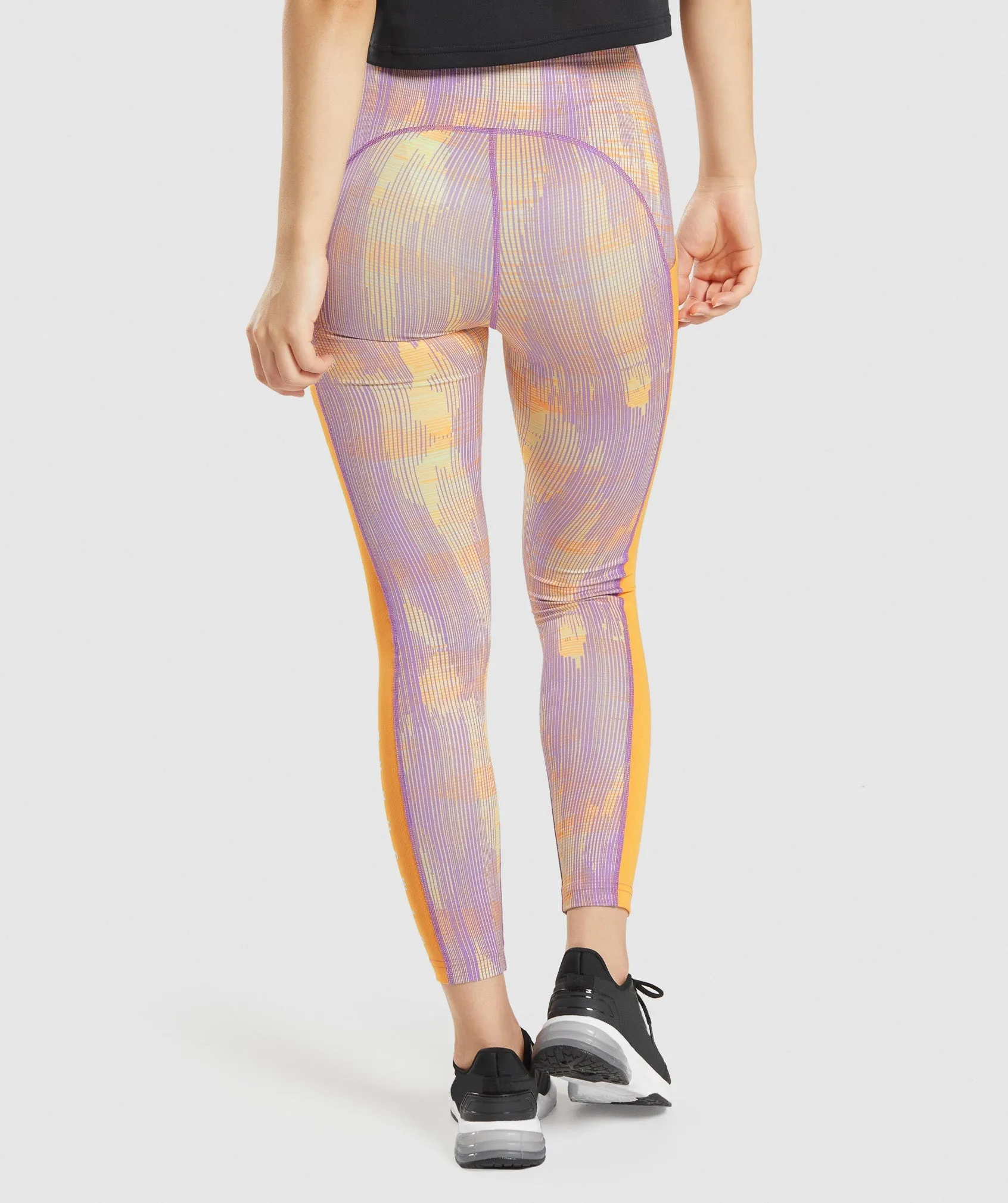 Gymshark Sport Leggings - Orange Print sold by Gymshark product image thumbnail 2