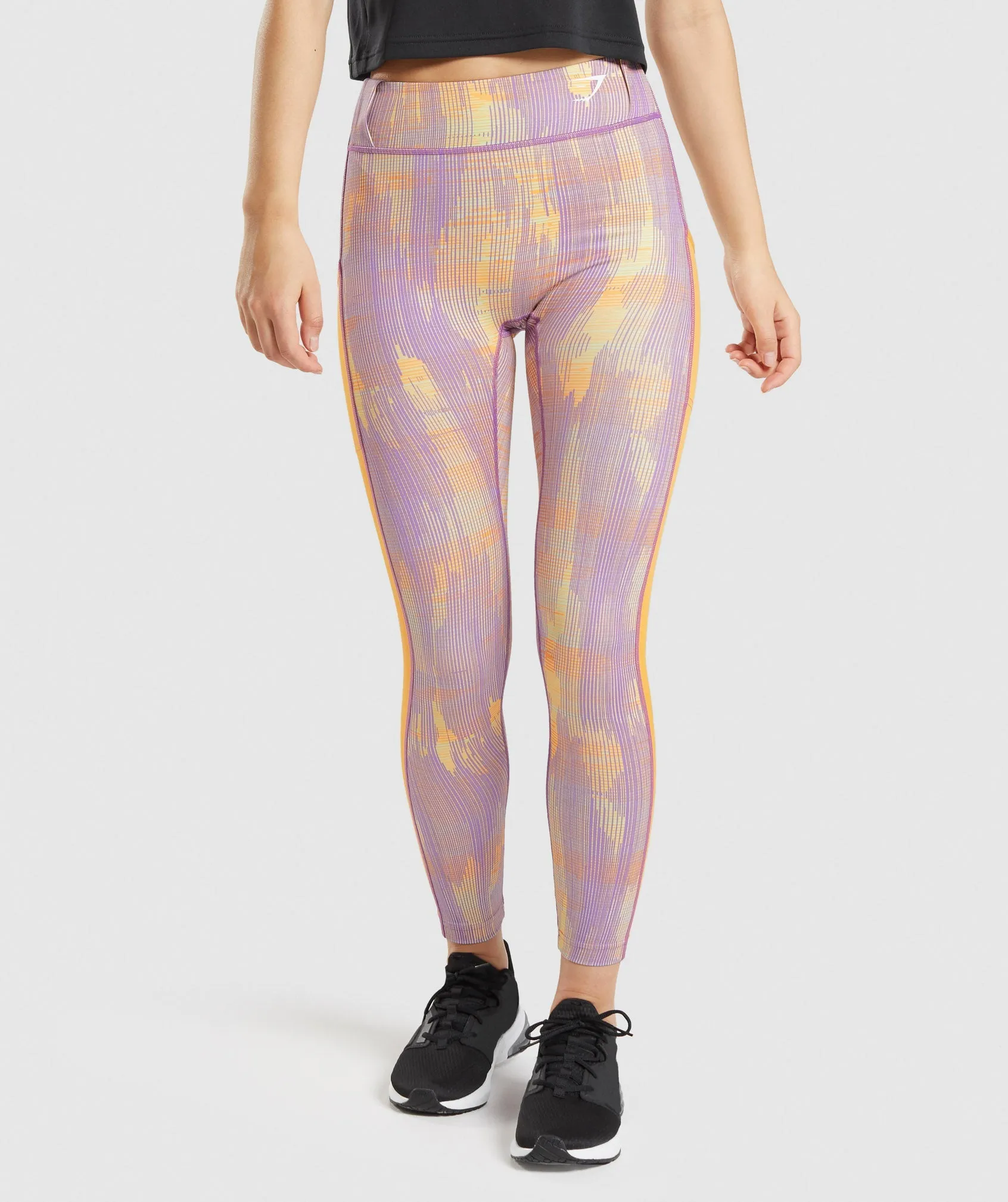 Gymshark Sport Leggings - Orange Print sold by Gymshark
