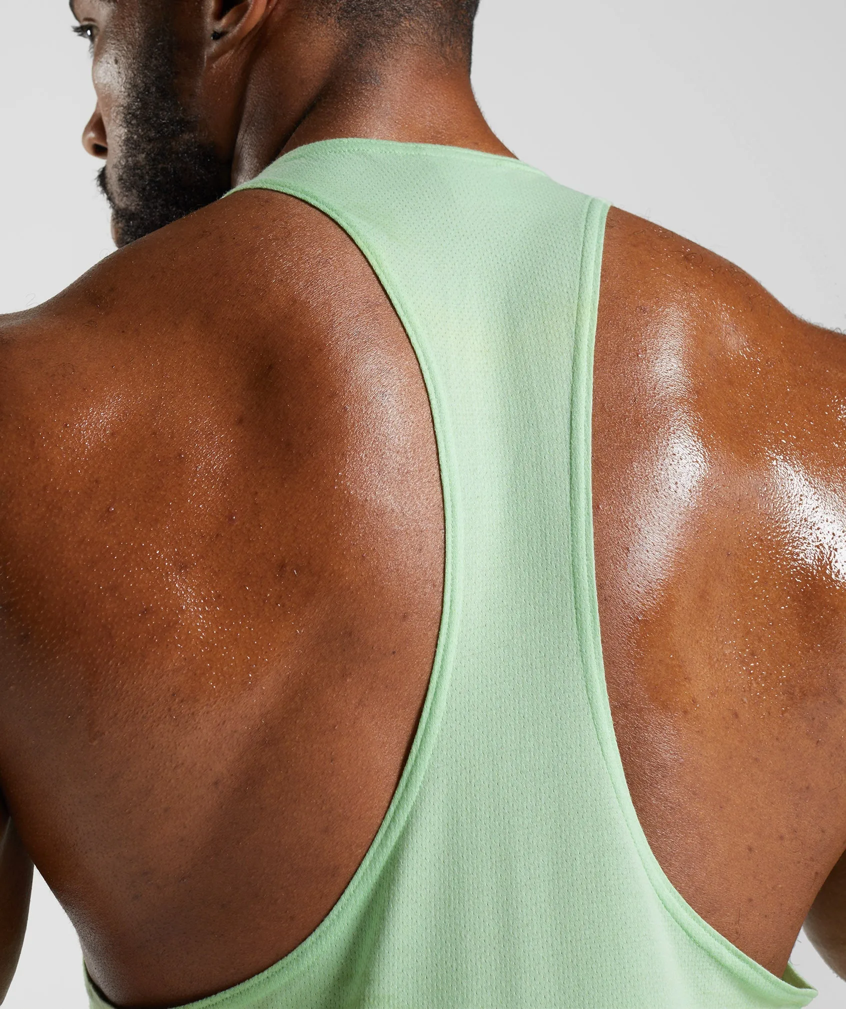 Gymshark React Stringer - Aloe Green sold by Gymshark product image thumbnail 5