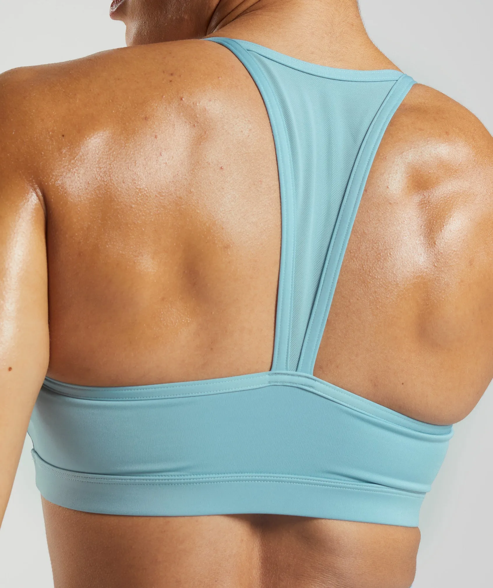 GS Power Sports Bra - Iceberg Blue sold by Gymshark product image thumbnail 5