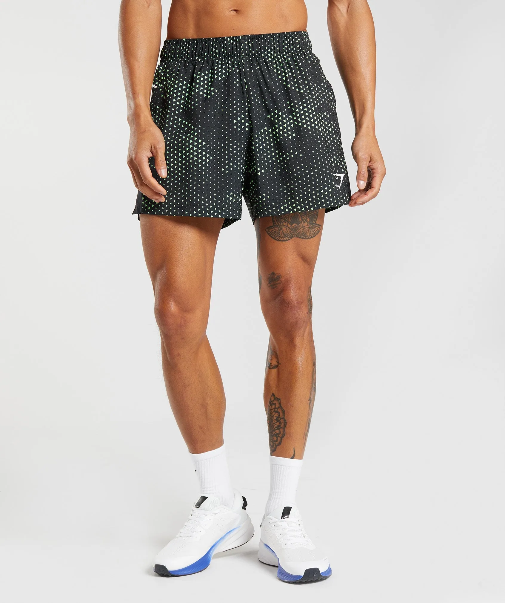 Gymshark Sport 5" Shorts - Fluo Lime Print sold by Gymshark