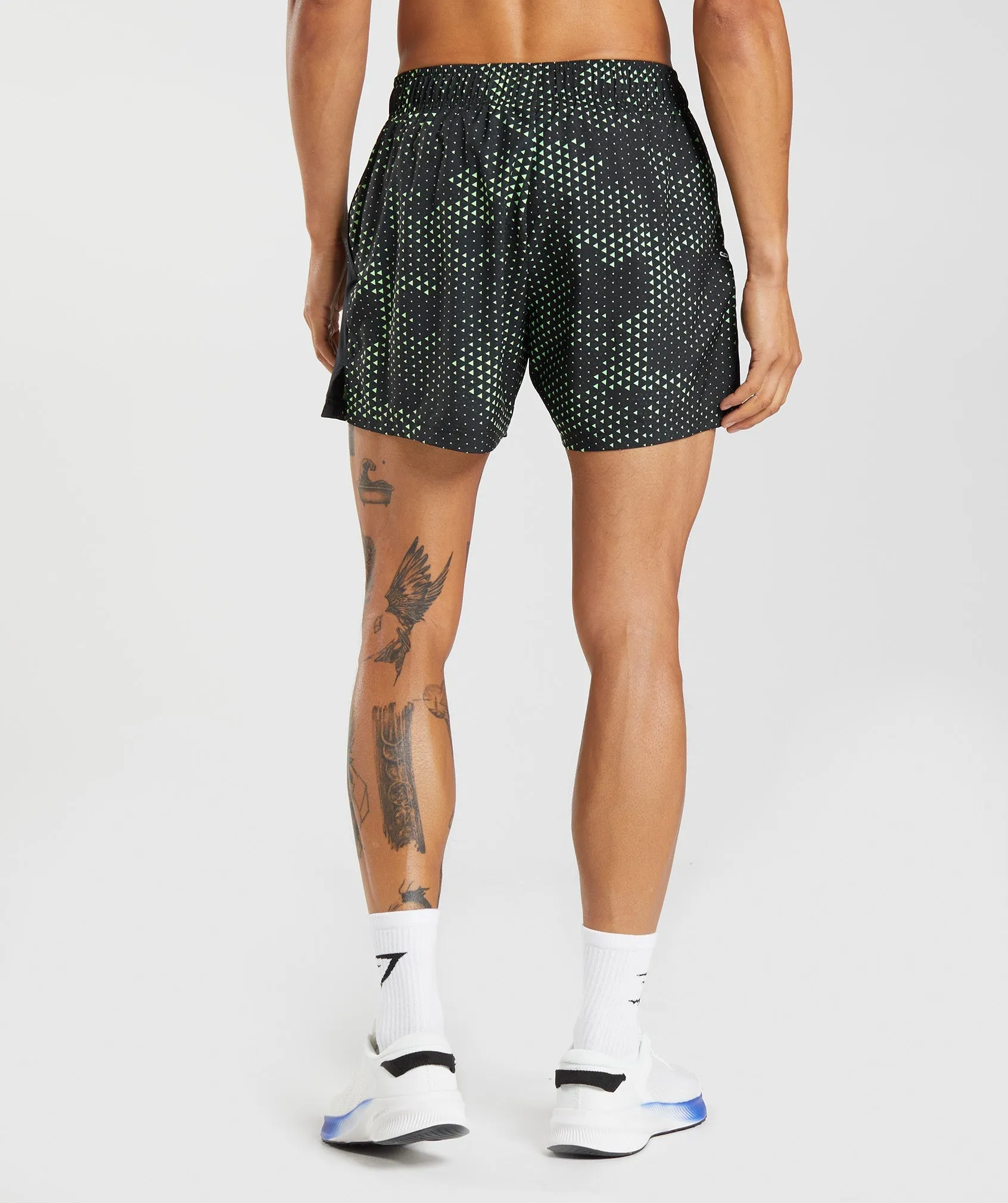 Gymshark Sport 5" Shorts - Fluo Lime Print sold by Gymshark product image thumbnail 2