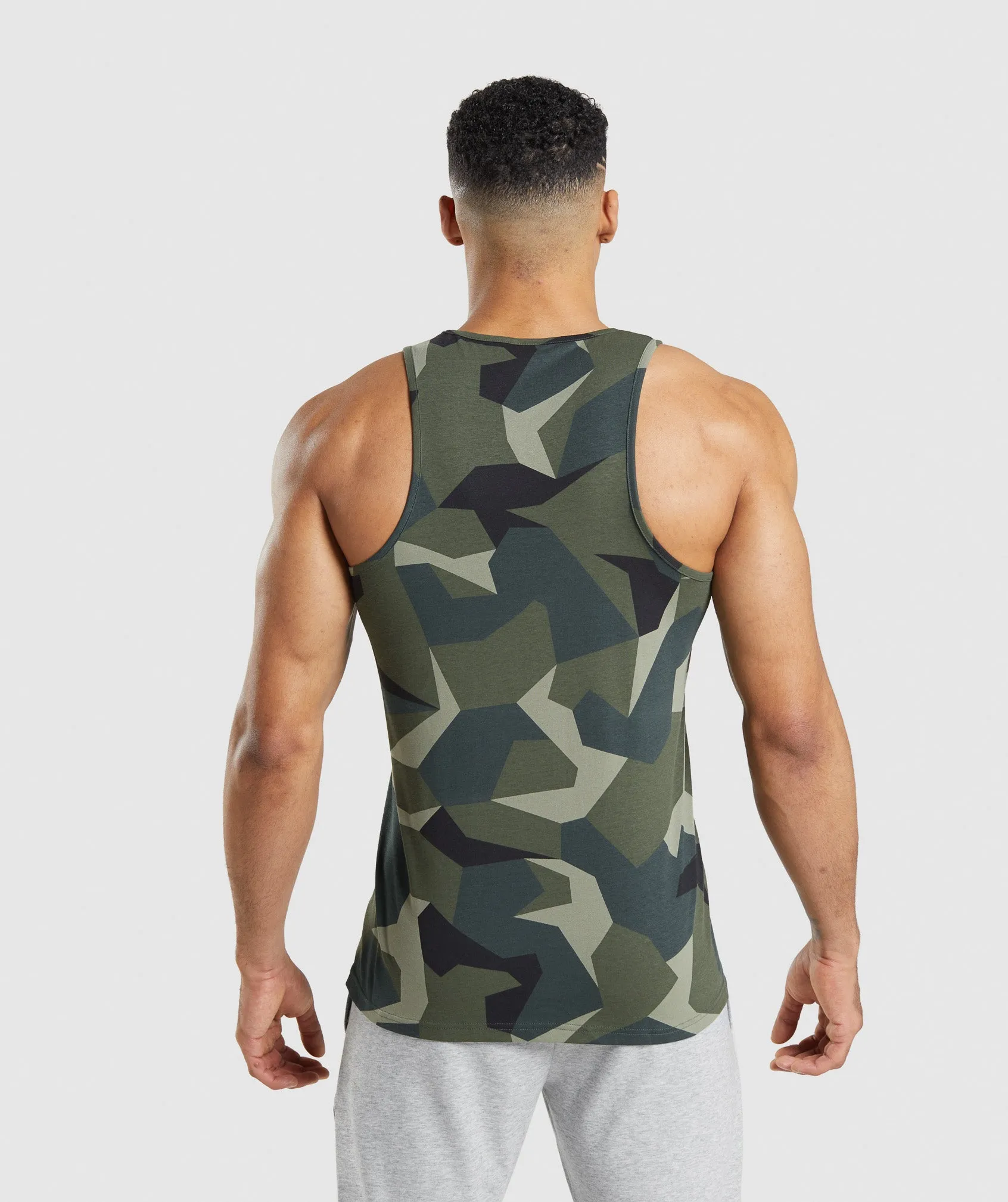 Gymshark Critical Tank - Green Print sold by Gymshark product image thumbnail 2