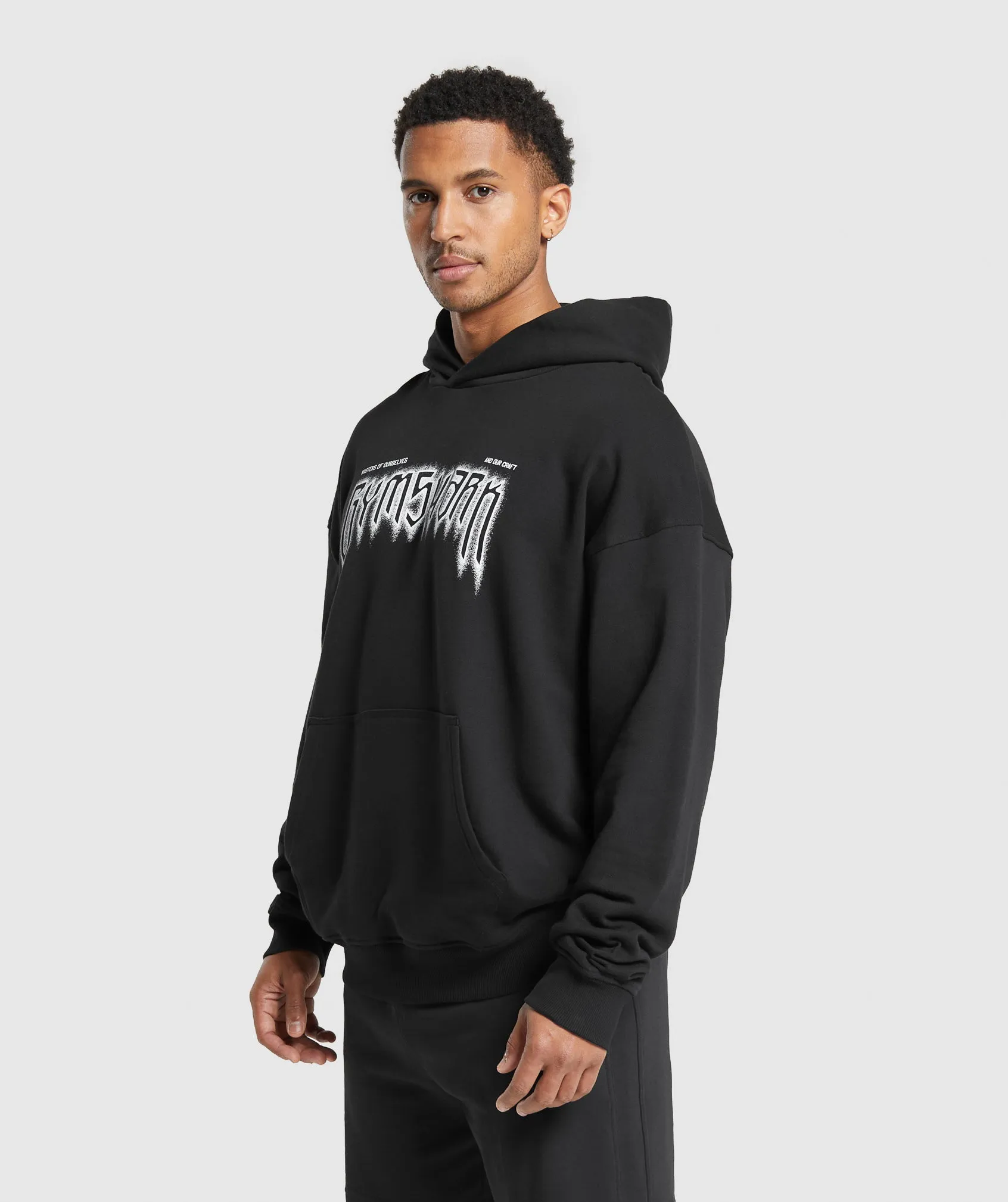 Gymshark Masters of Our Craft Hoodie - Black sold by Gymshark product image thumbnail 3