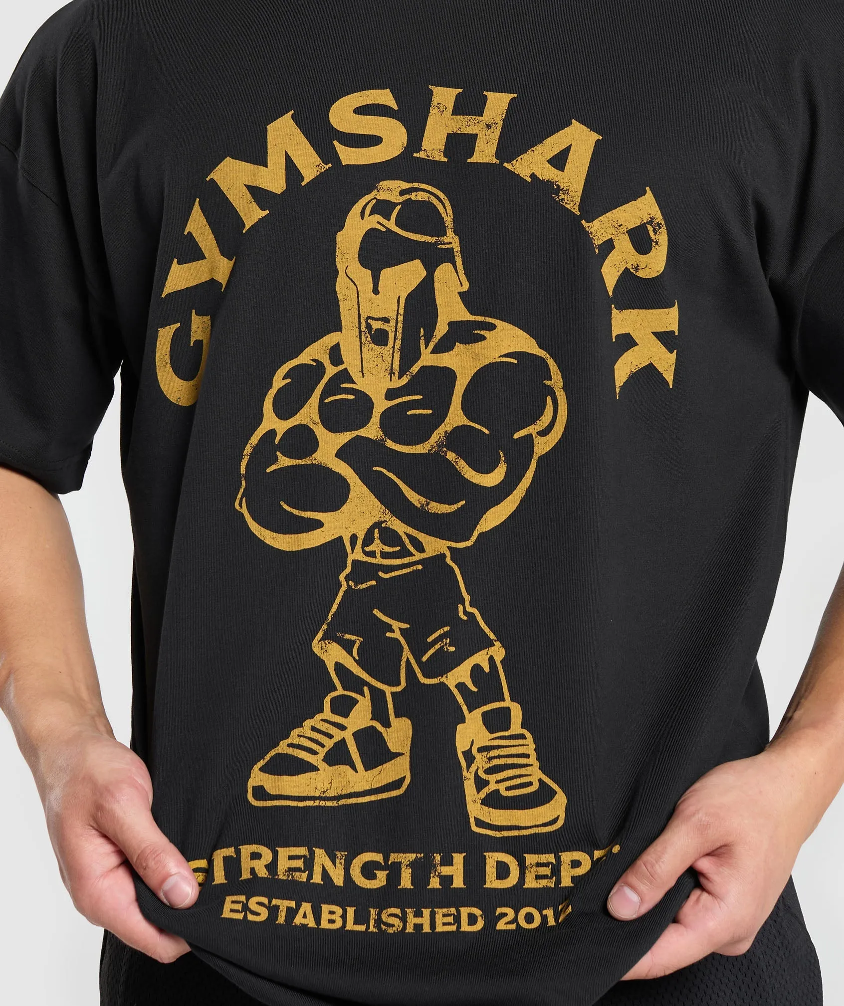 Gymshark Spartan T-Shirt - Black sold by Gymshark product image thumbnail 5