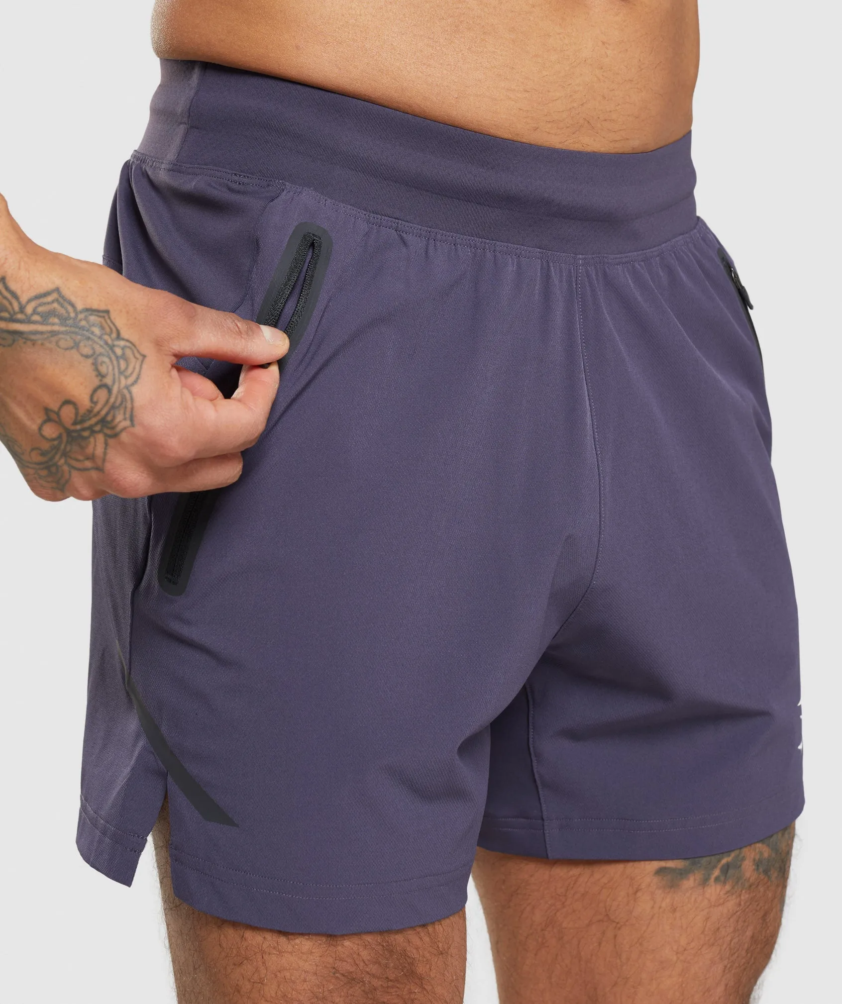 Gymshark Apex 5" Perform Shorts - Rich Purple sold by Gymshark product image thumbnail 4