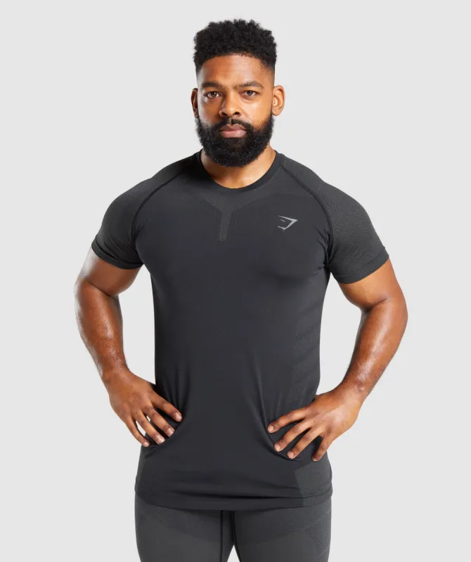 Gymshark 315 T-Shirt - Black/Charcoal sold by Gymshark
