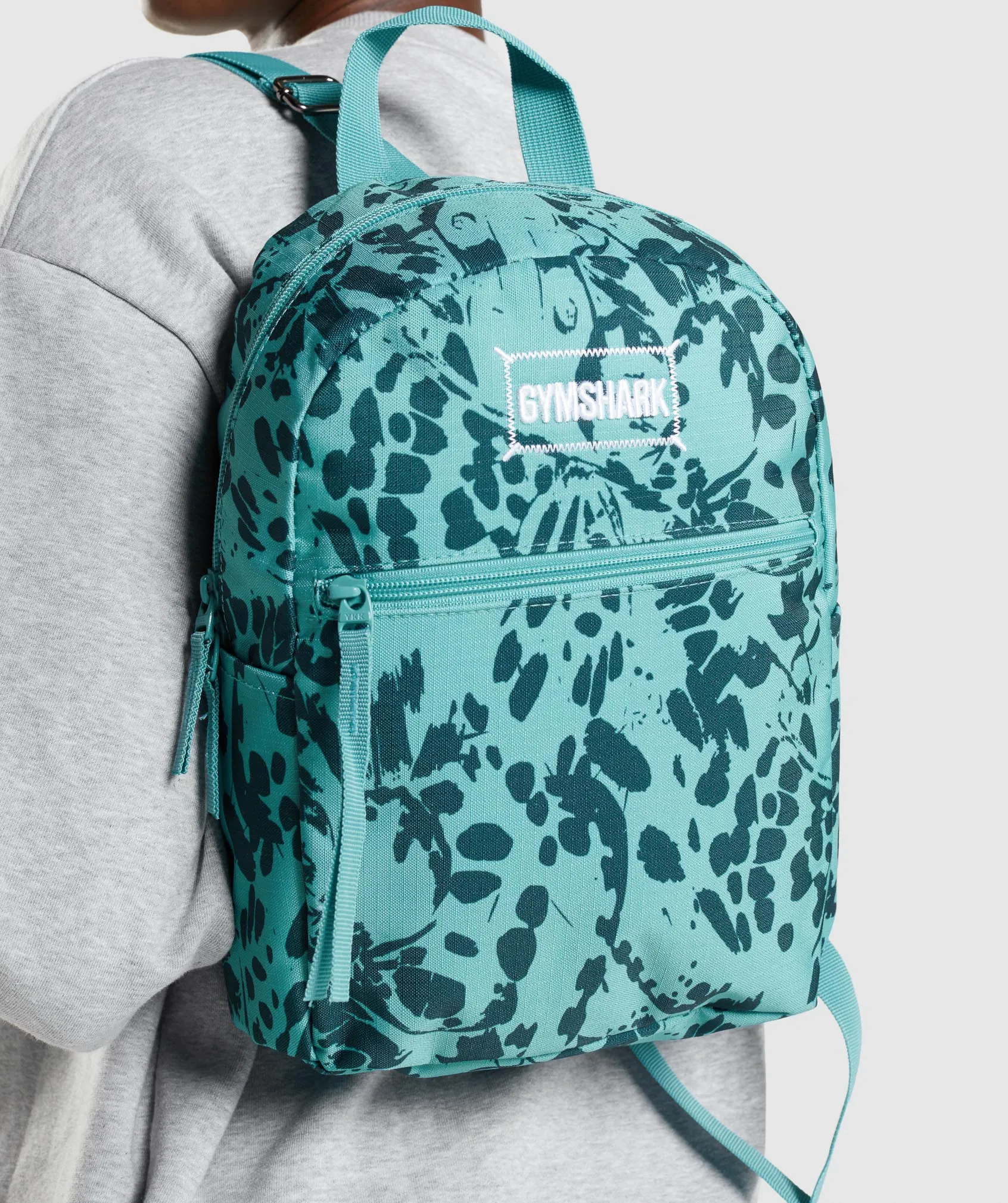 Gymshark Adapt Animal Graphic Mini Lifestyle BackPack - Teal Print sold by Gymshark product image thumbnail 2