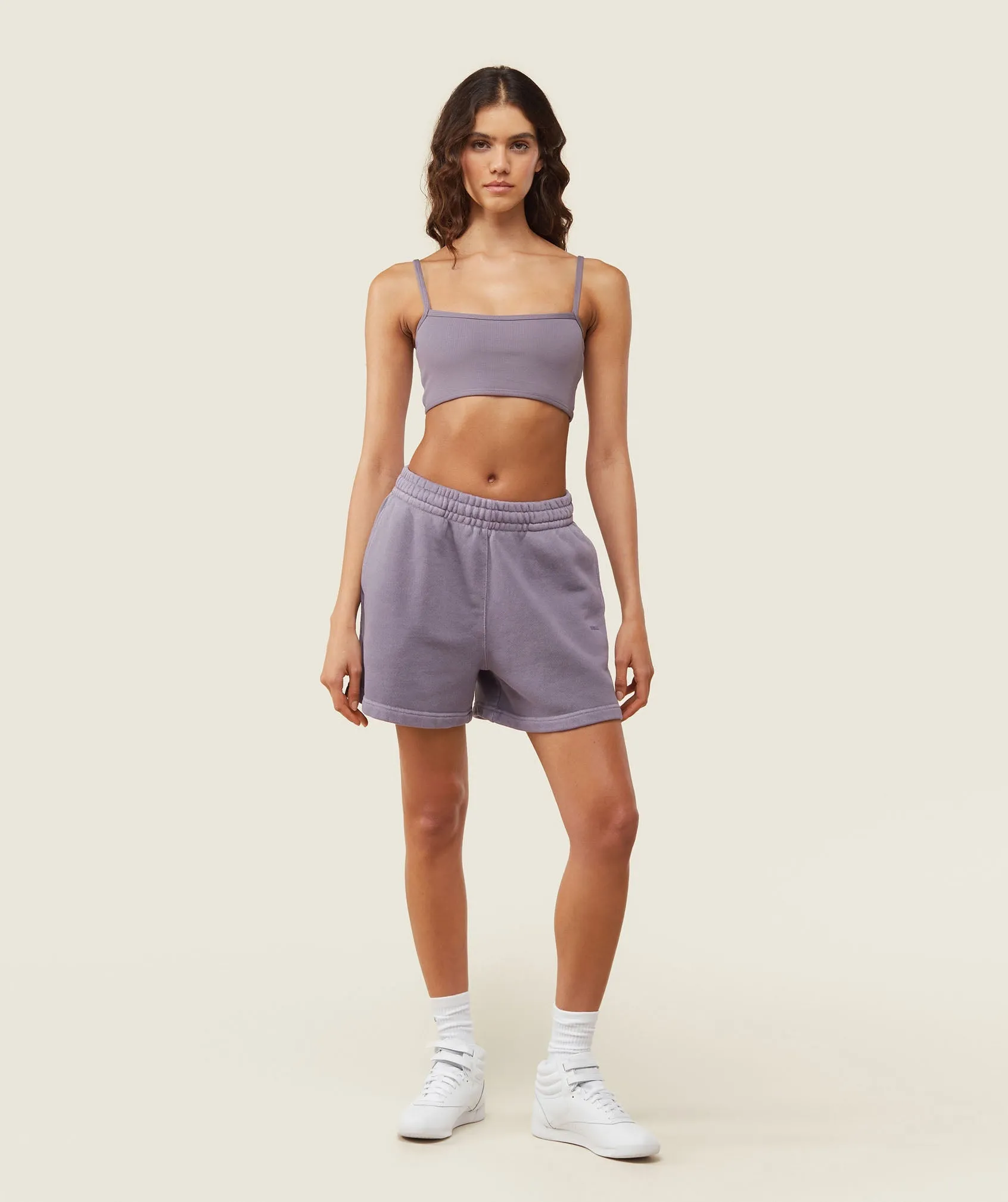 Gymshark everywear Ribbed Bandeau Bra - Fog Purple sold by Gymshark product image thumbnail 2