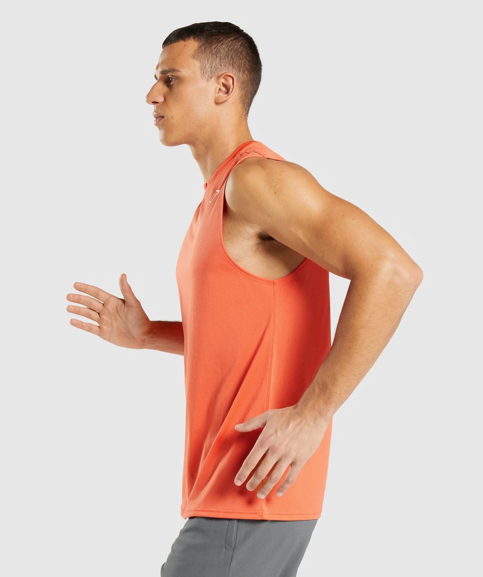 Gymshark Arrival Sleeveless T-Shirt - Papaya Orange sold by Gymshark product image thumbnail 3