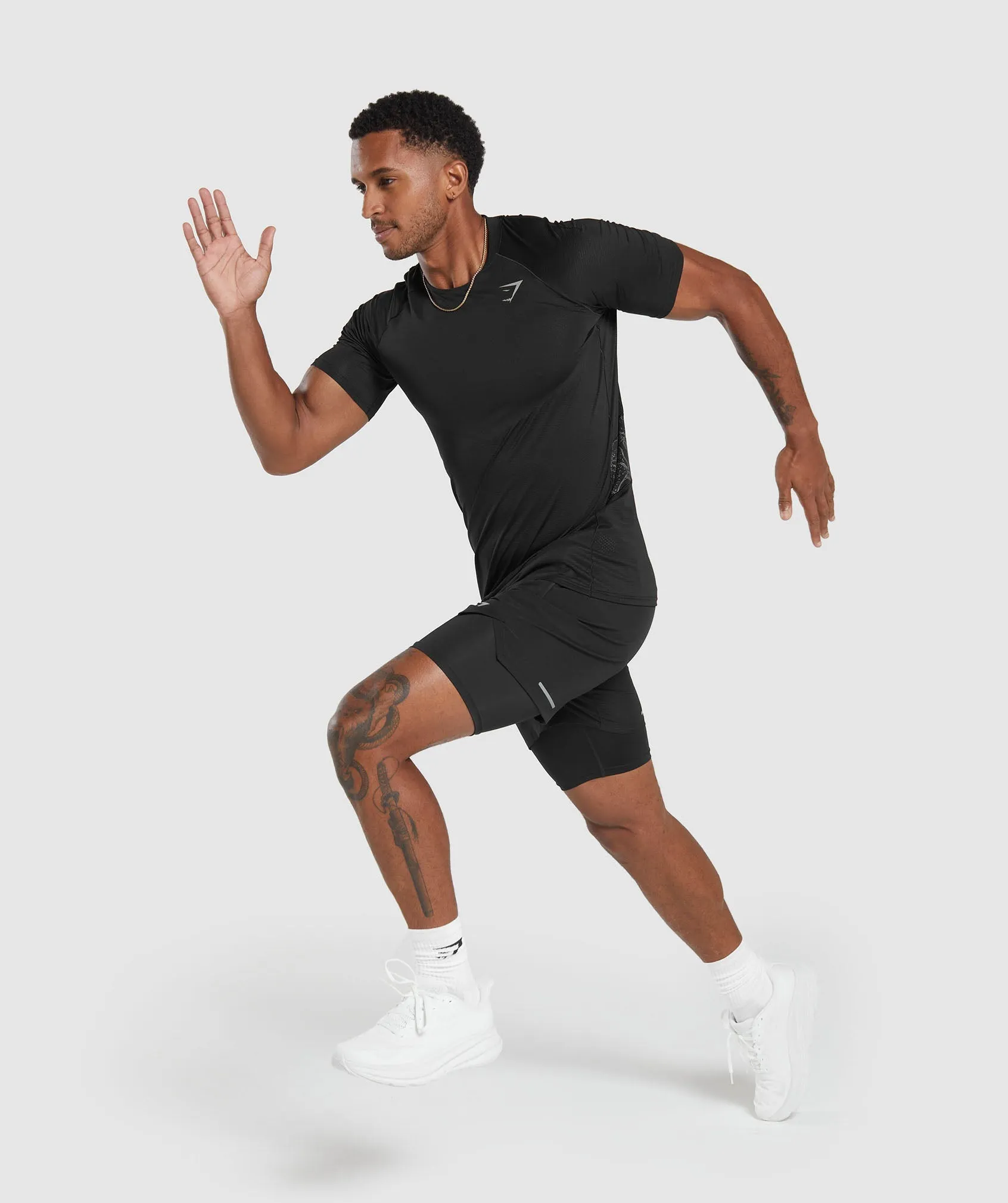 Gymshark Speed T-Shirt - Black sold by Gymshark product image thumbnail 4