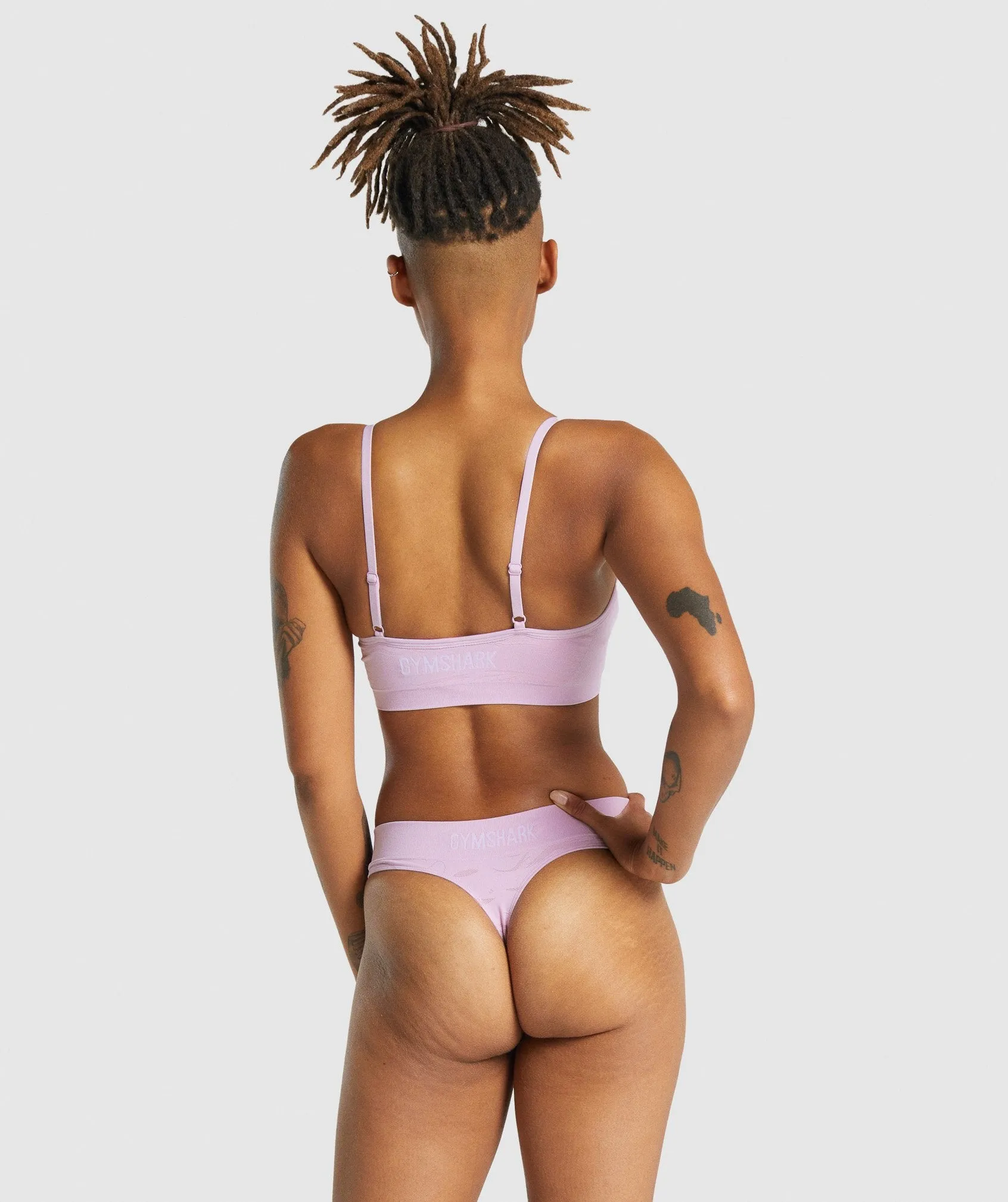 Gymshark Seamless Low Neck Bralette - Light Pink sold by Gymshark product image thumbnail 2