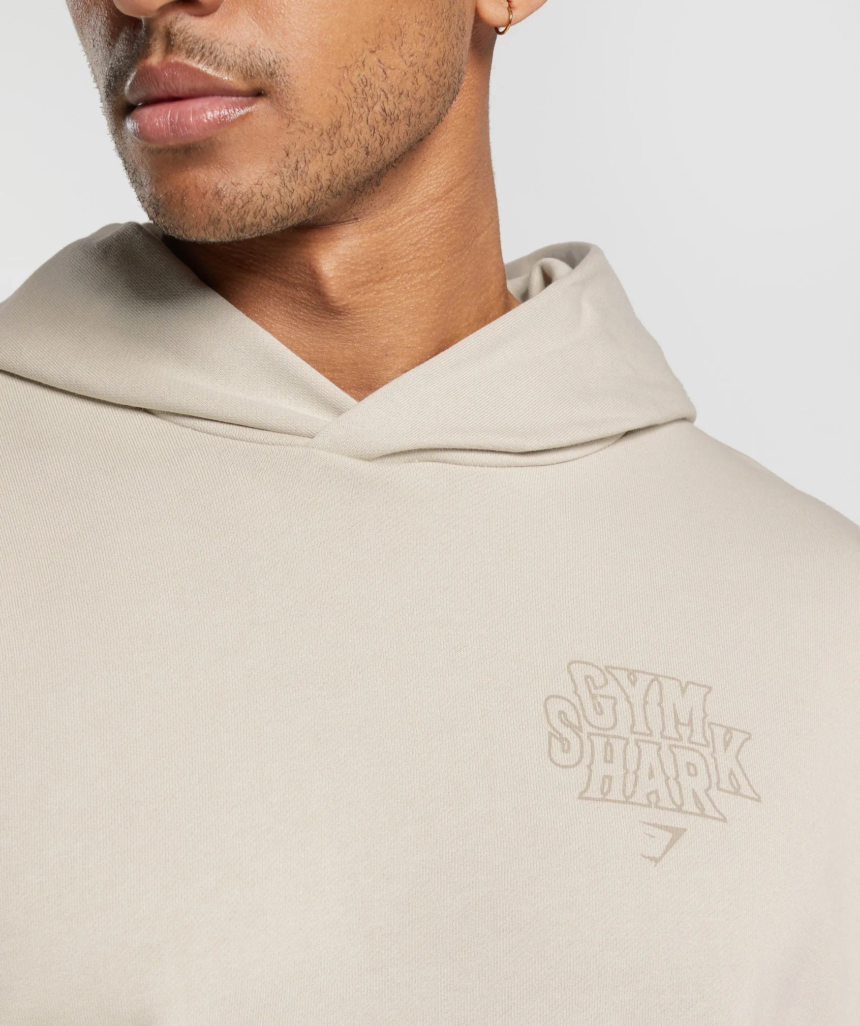 Gymshark Stacked Hoodie - Pebble Grey sold by Gymshark product image thumbnail 5