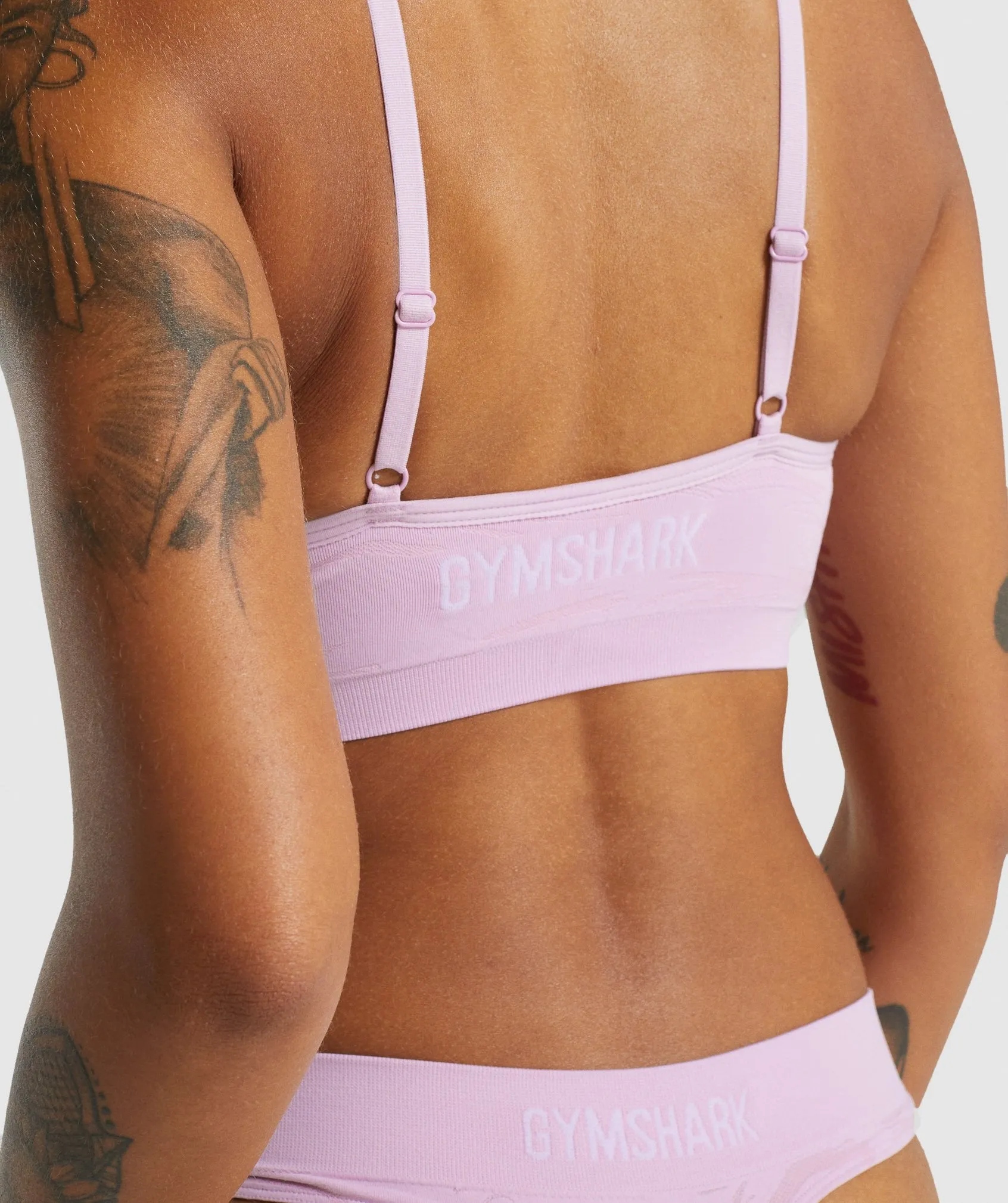 Gymshark Seamless Low Neck Bralette - Light Pink sold by Gymshark product image thumbnail 5