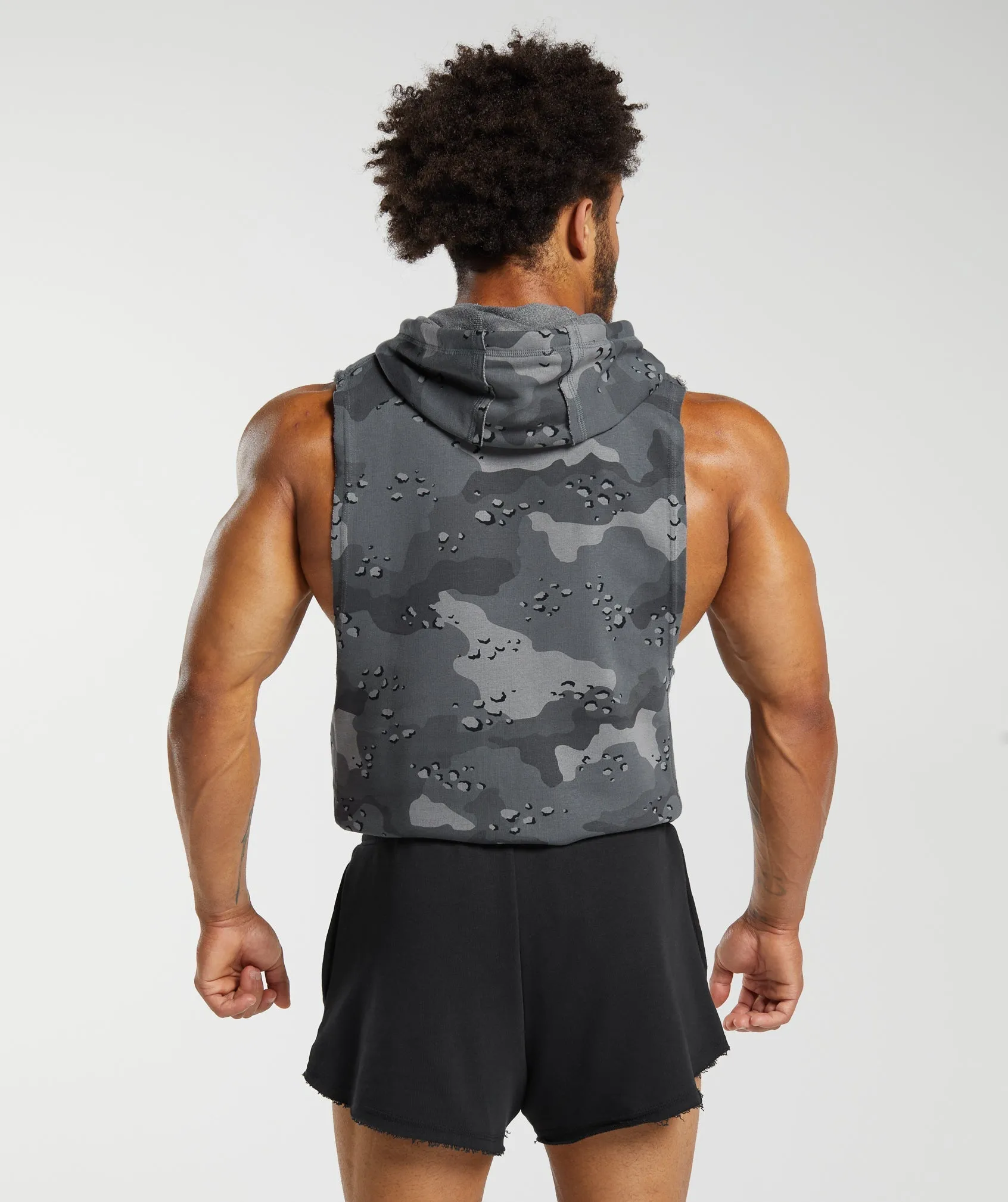 Gymshark Legacy Drop Arm Hoodie - Pitch Grey sold by Gymshark product image thumbnail 2