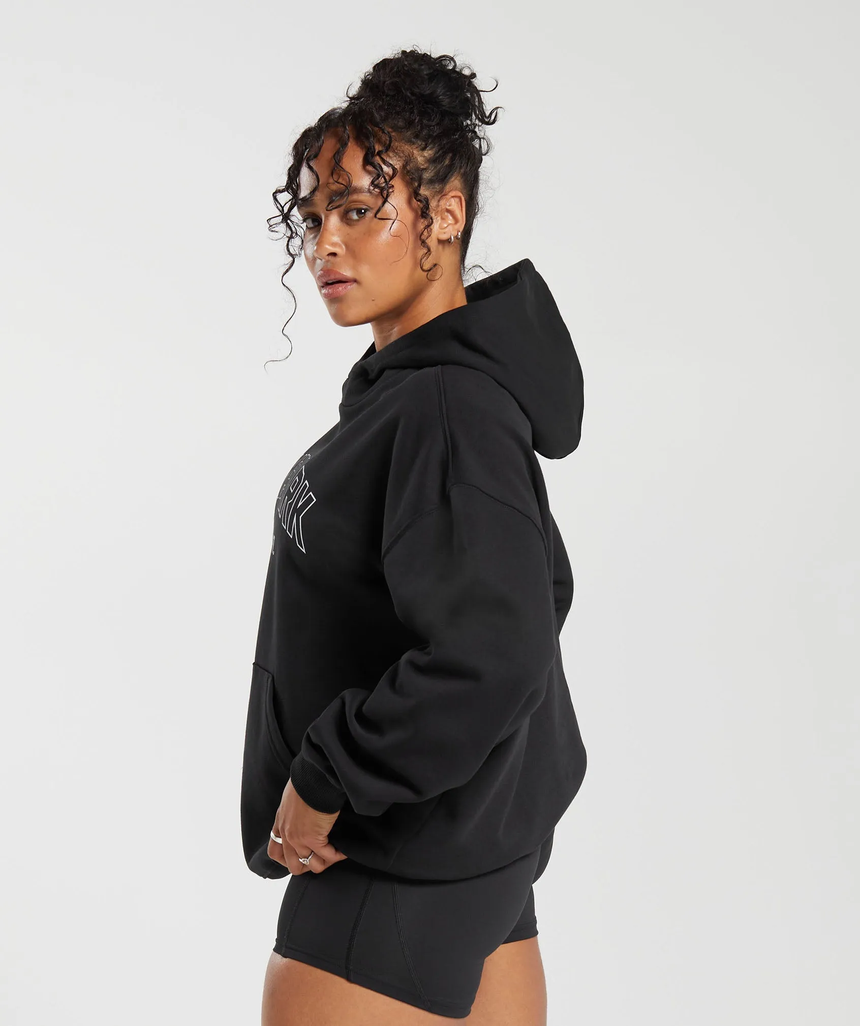 Gymshark Strength Department Graphic Hoodie - Black sold by Gymshark product image thumbnail 3
