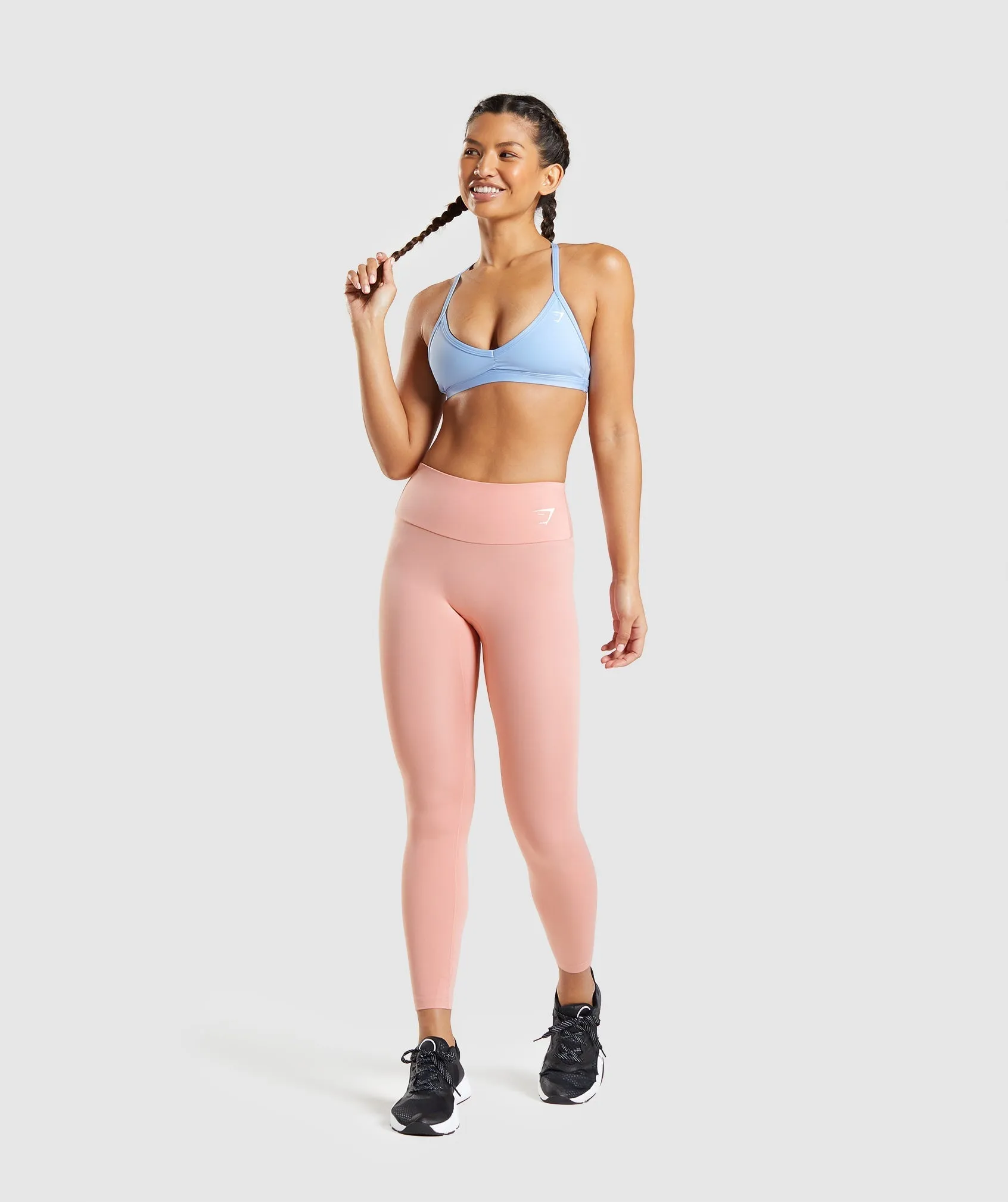 Gymshark Minimal Sports Bra - Moonstone Blue sold by Gymshark product image thumbnail 4