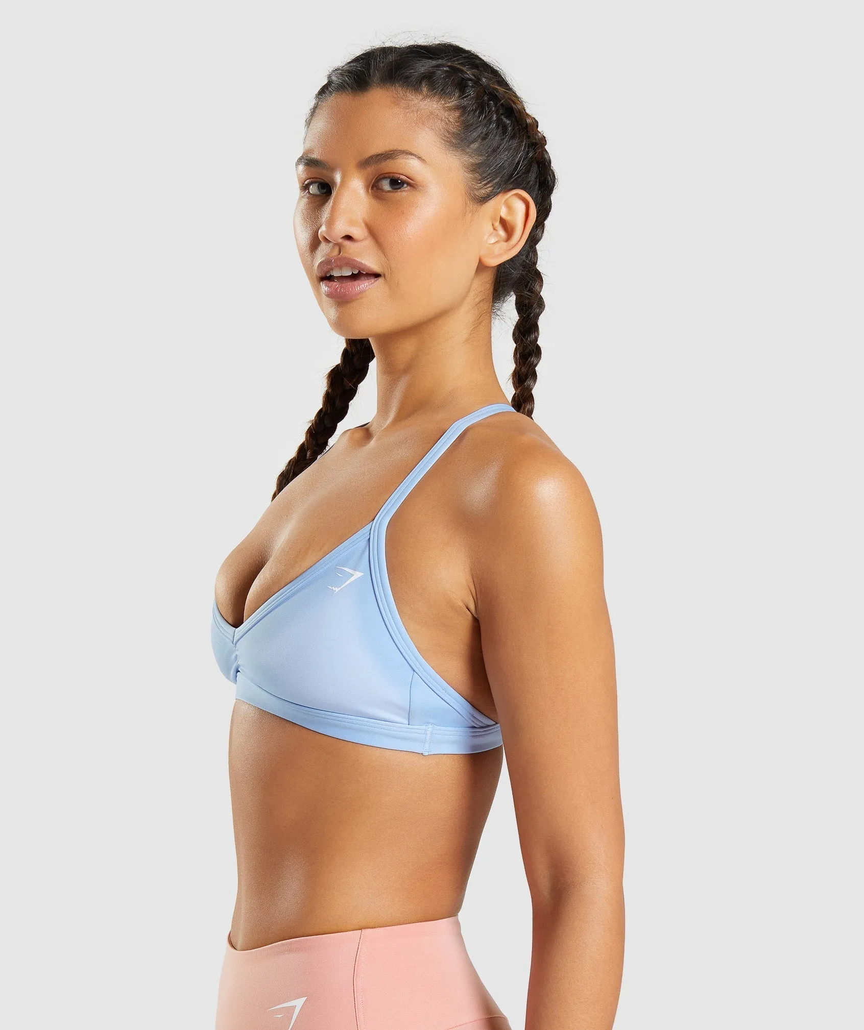 Gymshark Minimal Sports Bra - Moonstone Blue sold by Gymshark product image thumbnail 3