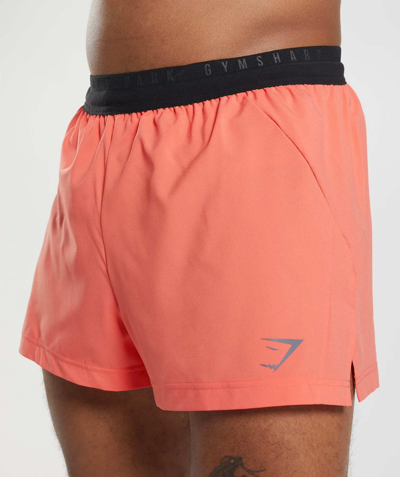 Gymshark Sport Run 3" Shorts - Aerospace Orange sold by Gymshark product image thumbnail 5