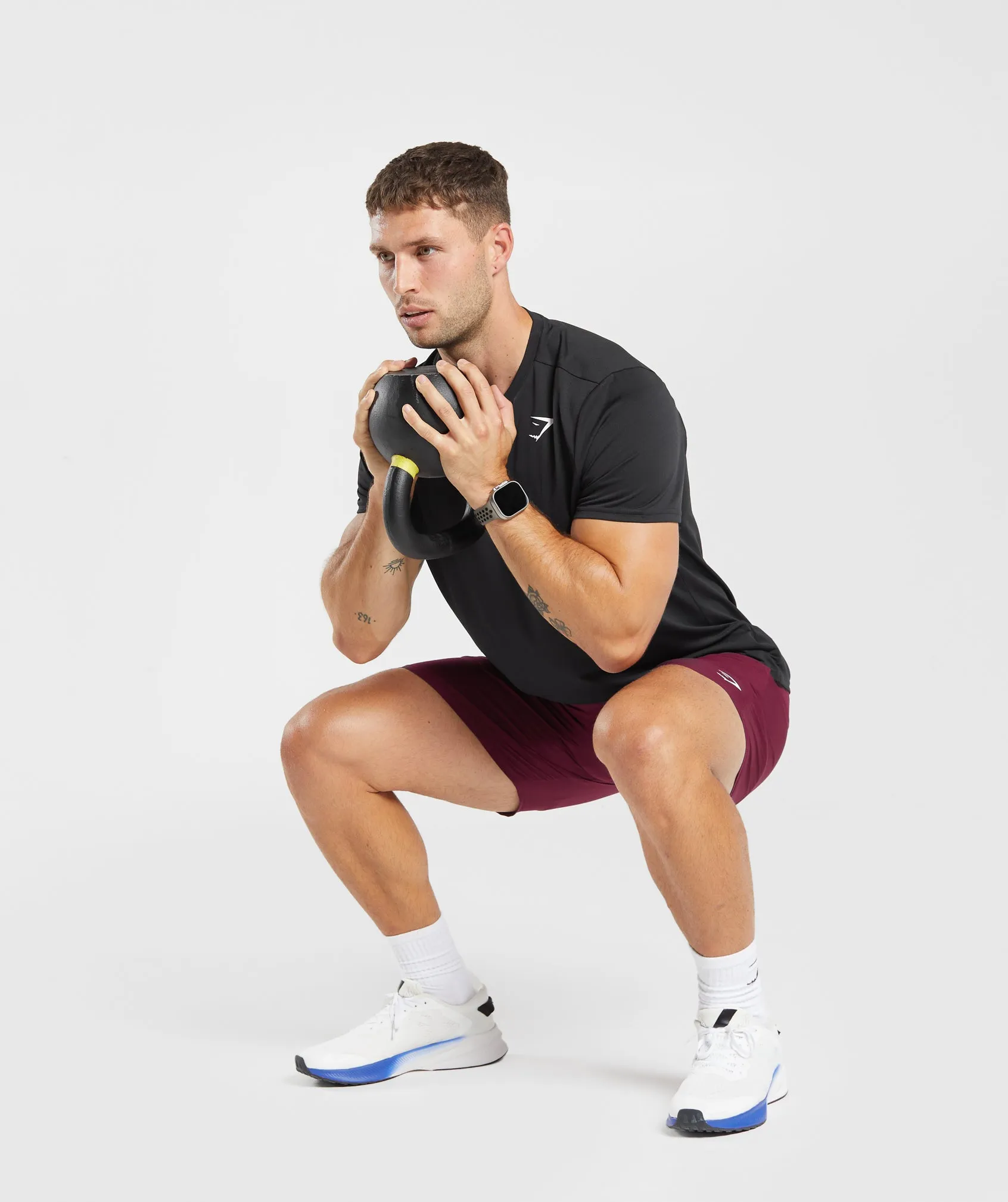 Gymshark Arrival 7" Shorts - Plum Pink sold by Gymshark product image thumbnail 4