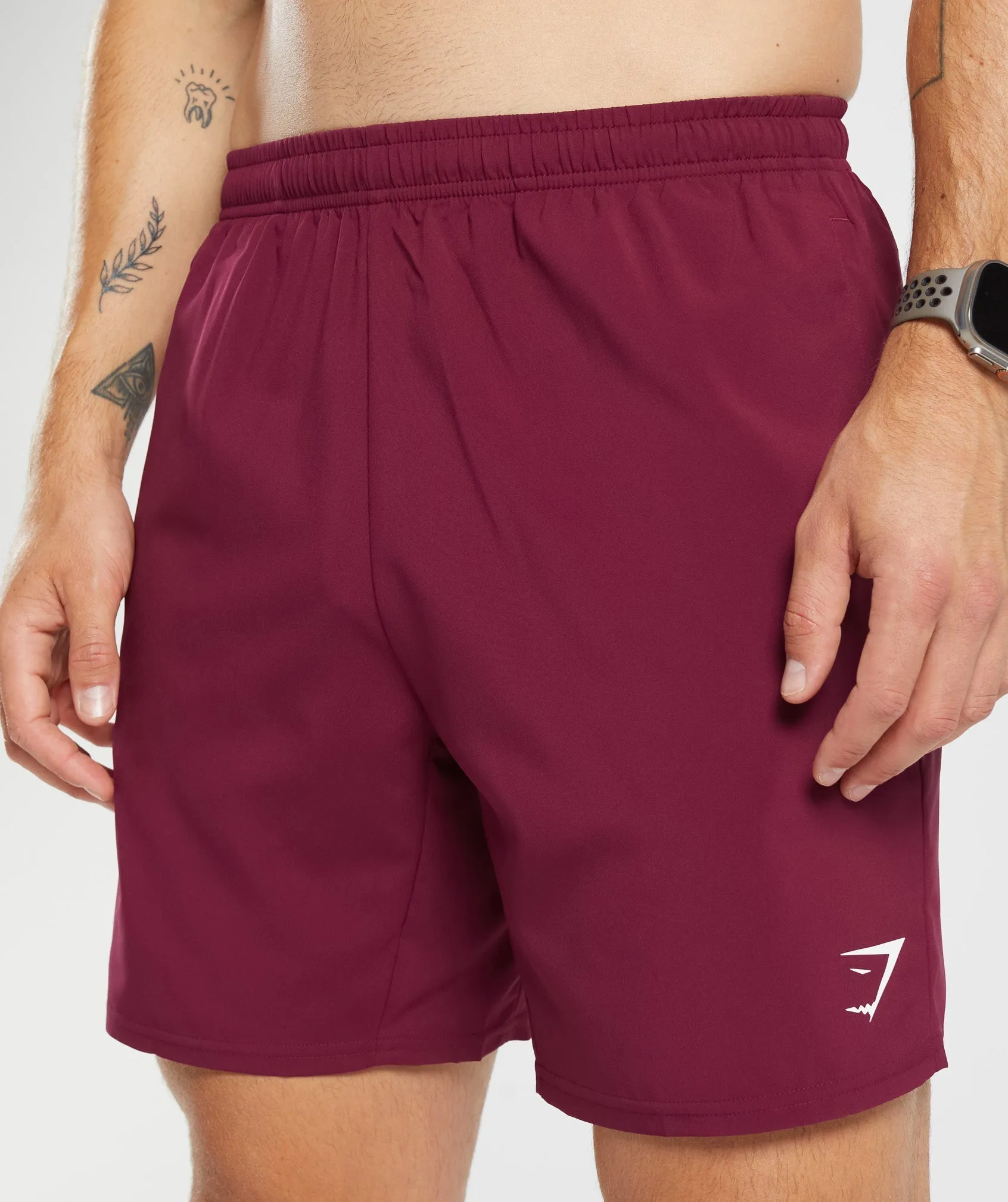 Gymshark Arrival 7" Shorts - Plum Pink sold by Gymshark product image thumbnail 5