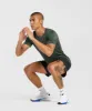 Gymshark Sport Seamless T-Shirt - Fog Green/Black sold by Gymshark