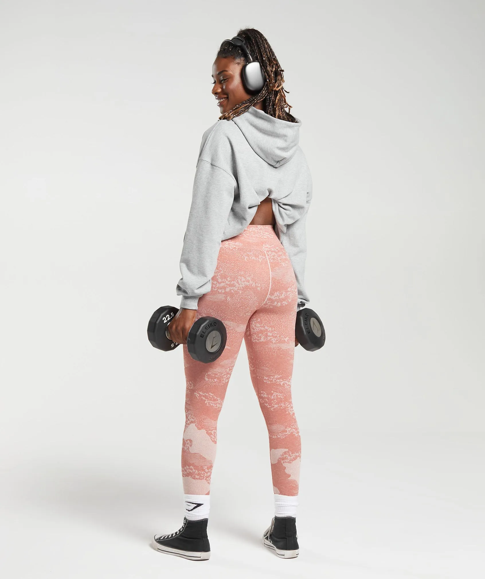 Gymshark Adapt Camo Seamless Leggings - Misty Pink/Hazy Pink sold by Gymshark product image thumbnail 4