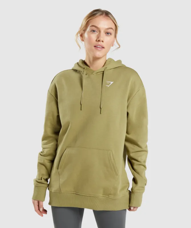 Gymshark Training Oversized Hoodie - Griffin Green sold by Gymshark