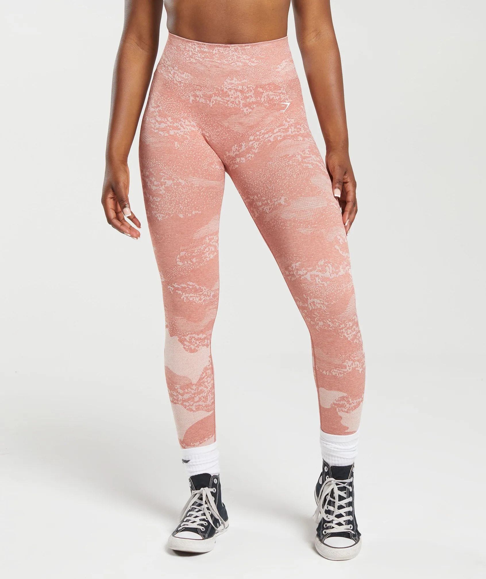 Gymshark Adapt Camo Seamless Leggings - Misty Pink/Hazy Pink sold by Gymshark