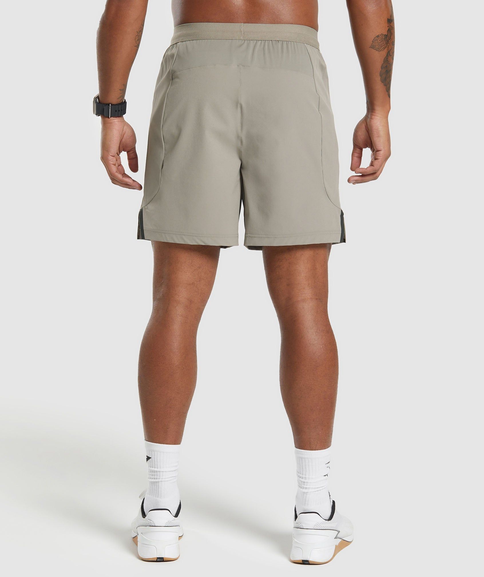 Gymshark Apex 7" Hybrid Short - Linen Brown sold by Gymshark product image thumbnail 2