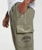 Gymshark Heavyweight Washed Cargo Joggers - Utility Green sold by Gymshark