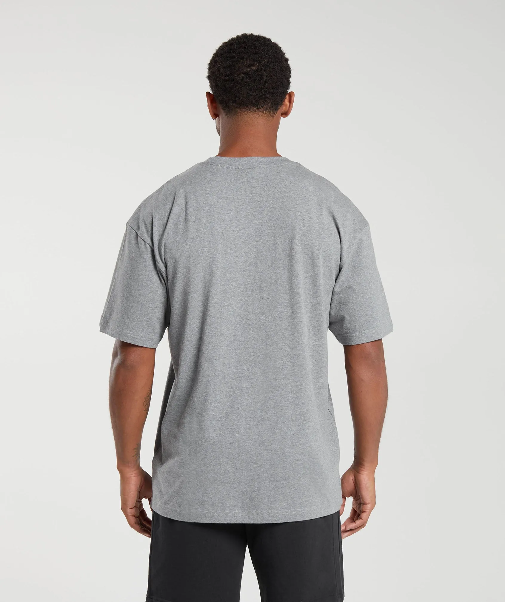 Gymshark Essential Oversized T-Shirt - Charcoal Grey Marl sold by Gymshark product image thumbnail 2