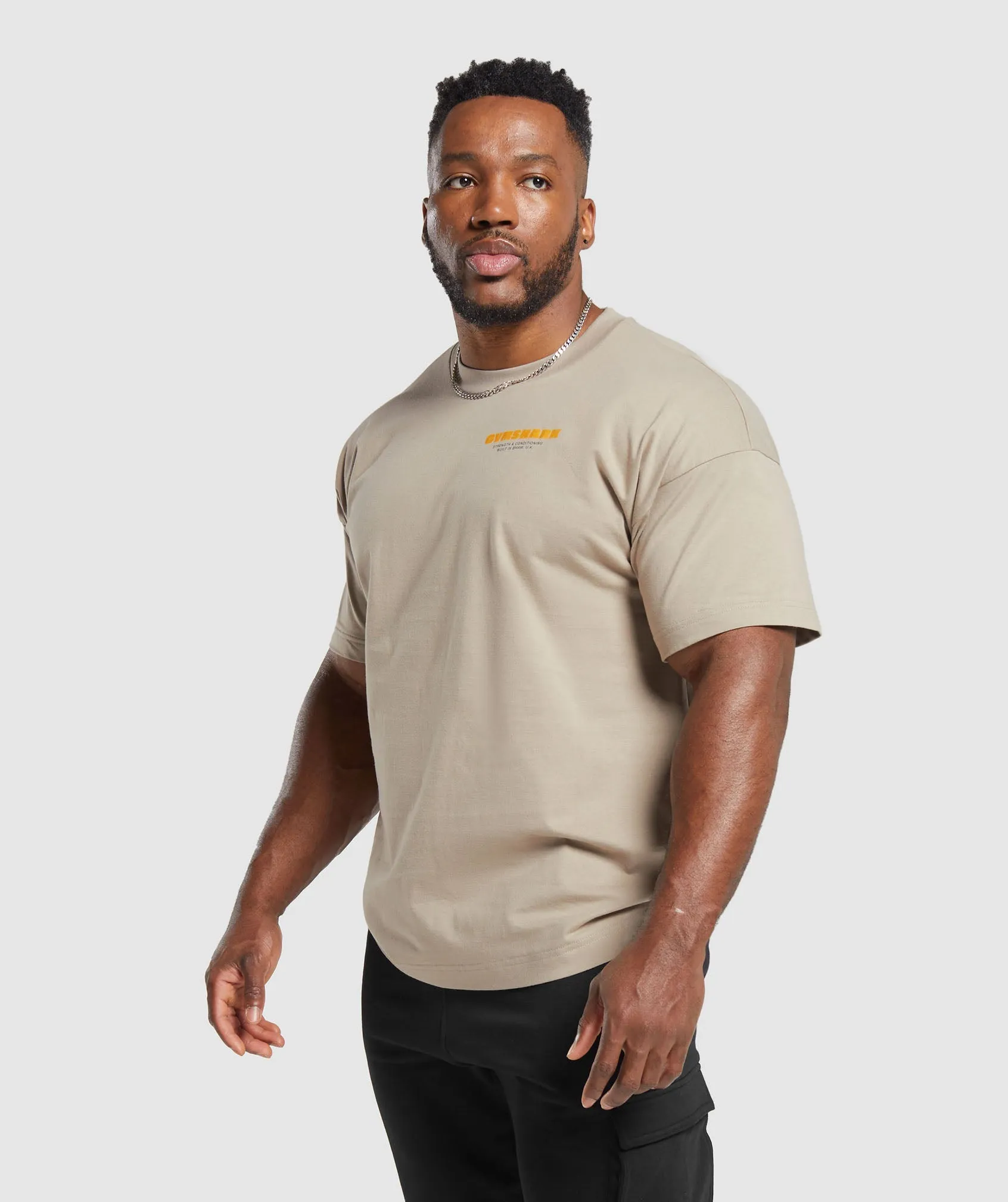 Gymshark Heavy Metal T-Shirt - Brown sold by Gymshark product image thumbnail 3