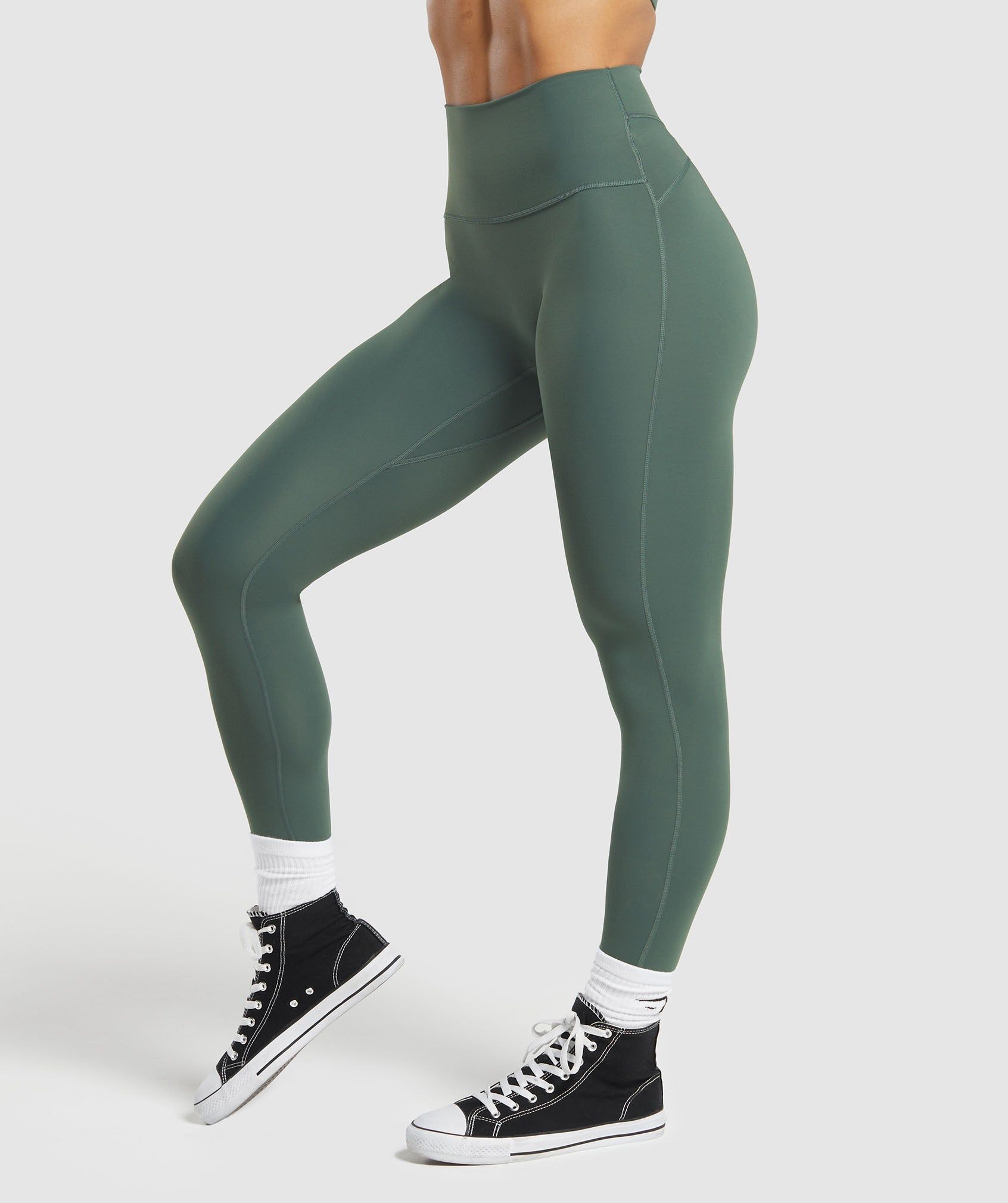 Gymshark Legacy Leggings - Slate Teal sold by Gymshark product image thumbnail 3