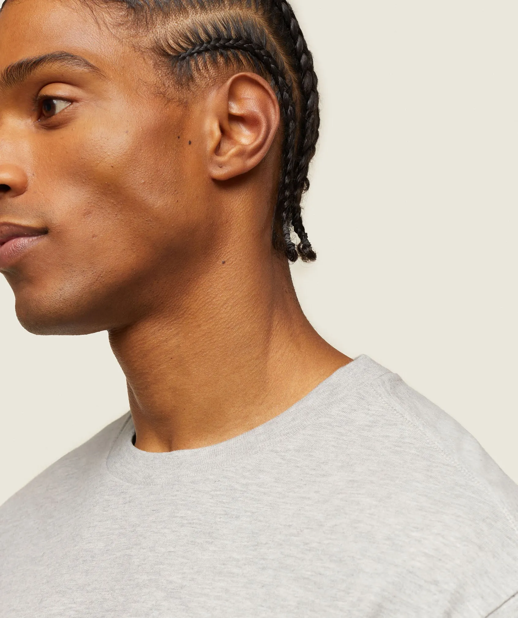 Gymshark everywear Relaxed T-Shirt - Light Grey Core Marl sold by Gymshark product image thumbnail 5
