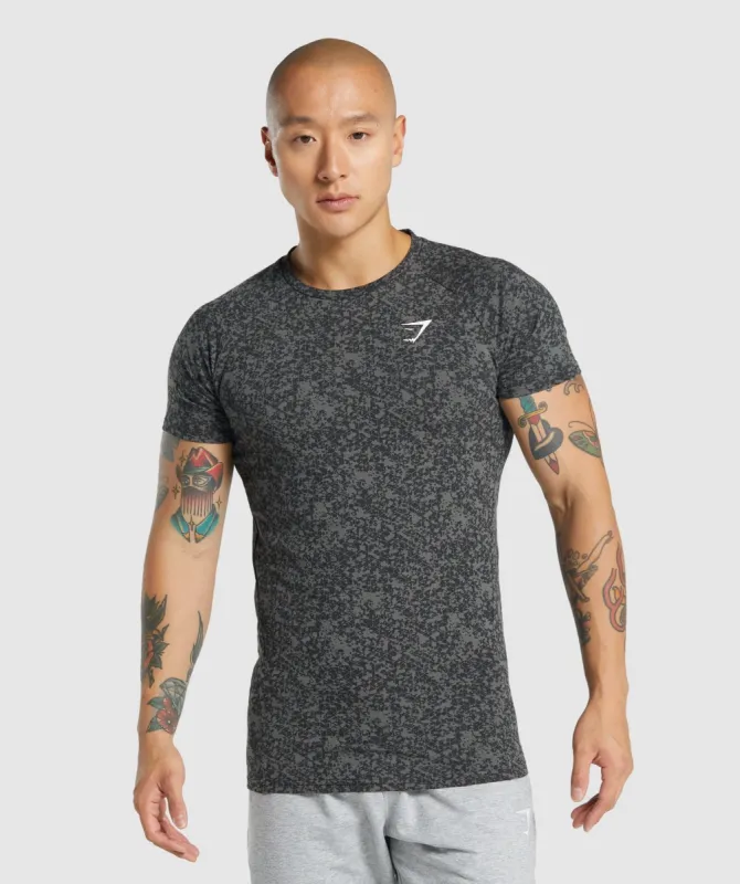 Gymshark Critical 2.0 T-Shirt - Charcoal Print sold by Gymshark