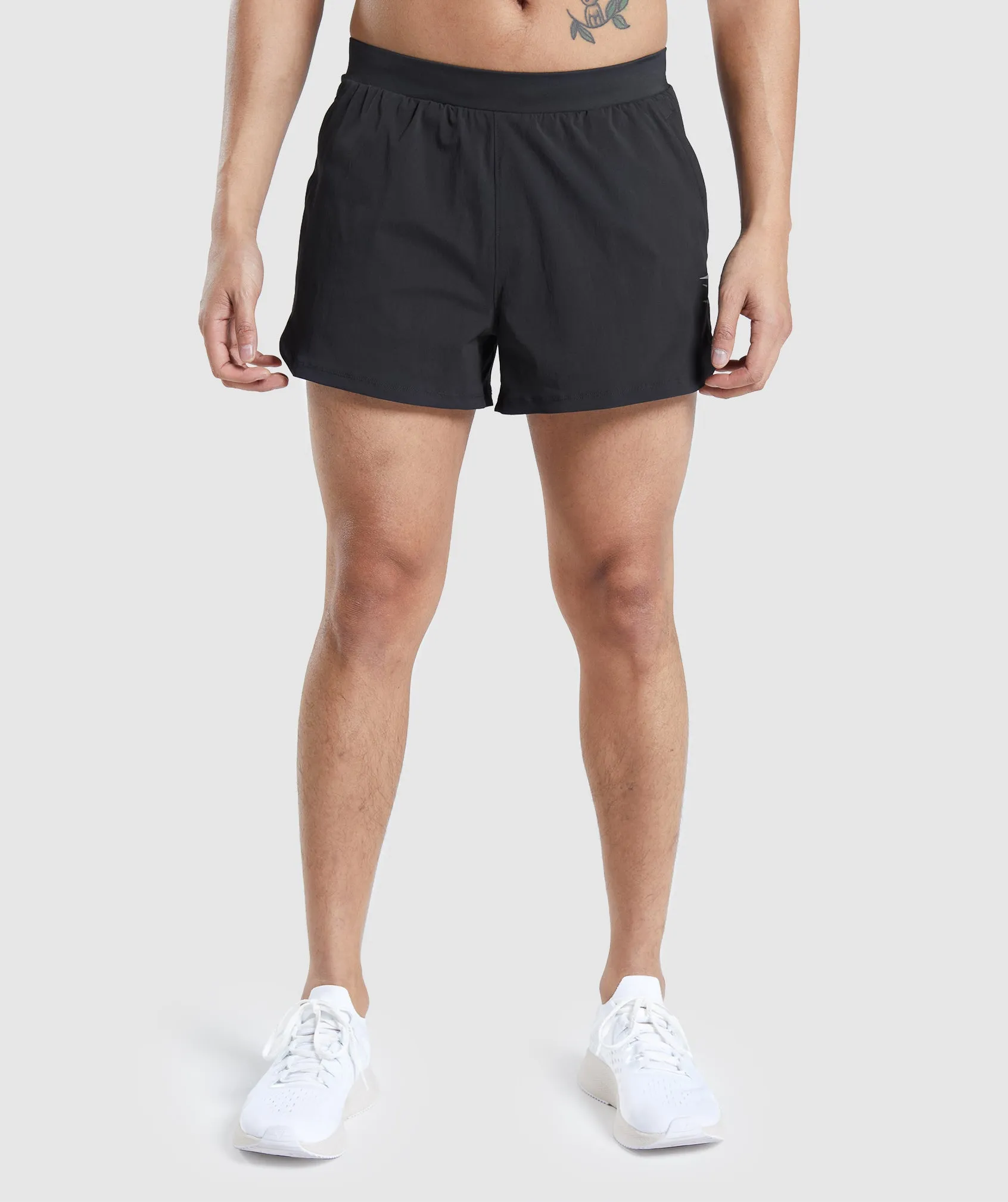 Gymshark Speed Evolve 3" 2 In 1 Shorts - Black sold by Gymshark product image thumbnail 2
