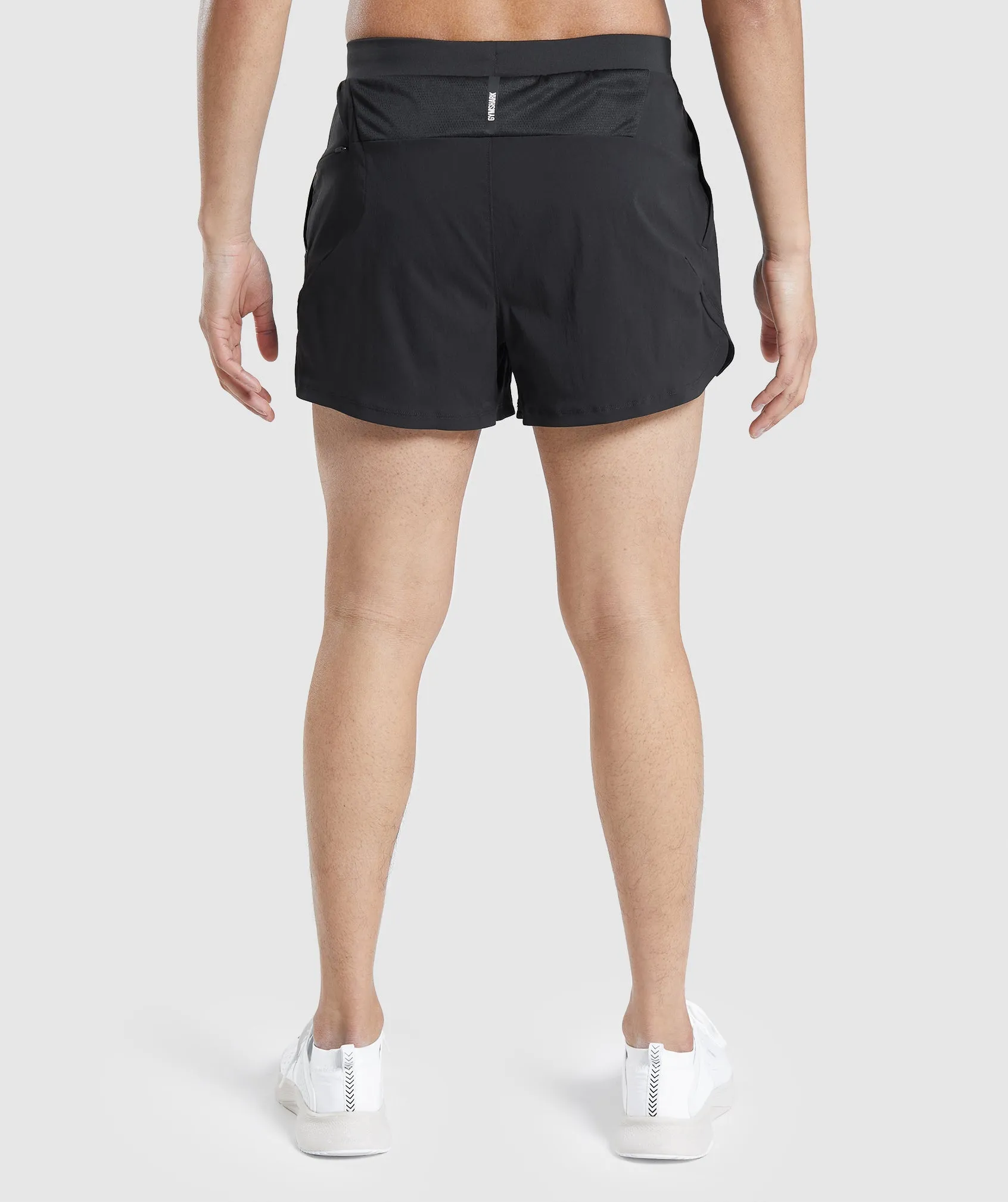 Gymshark Speed Evolve 3" 2 In 1 Shorts - Black sold by Gymshark product image thumbnail 3