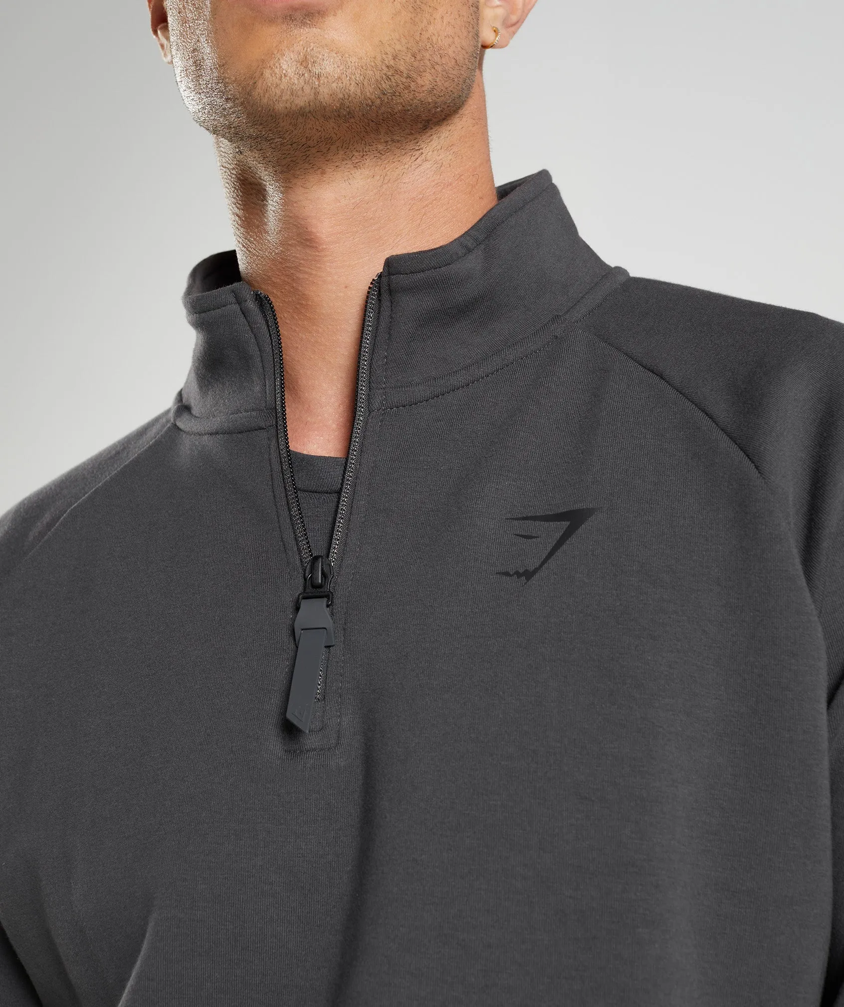 Gymshark Rest Day 1/4 Zip - Onyx Grey sold by Gymshark product image thumbnail 5