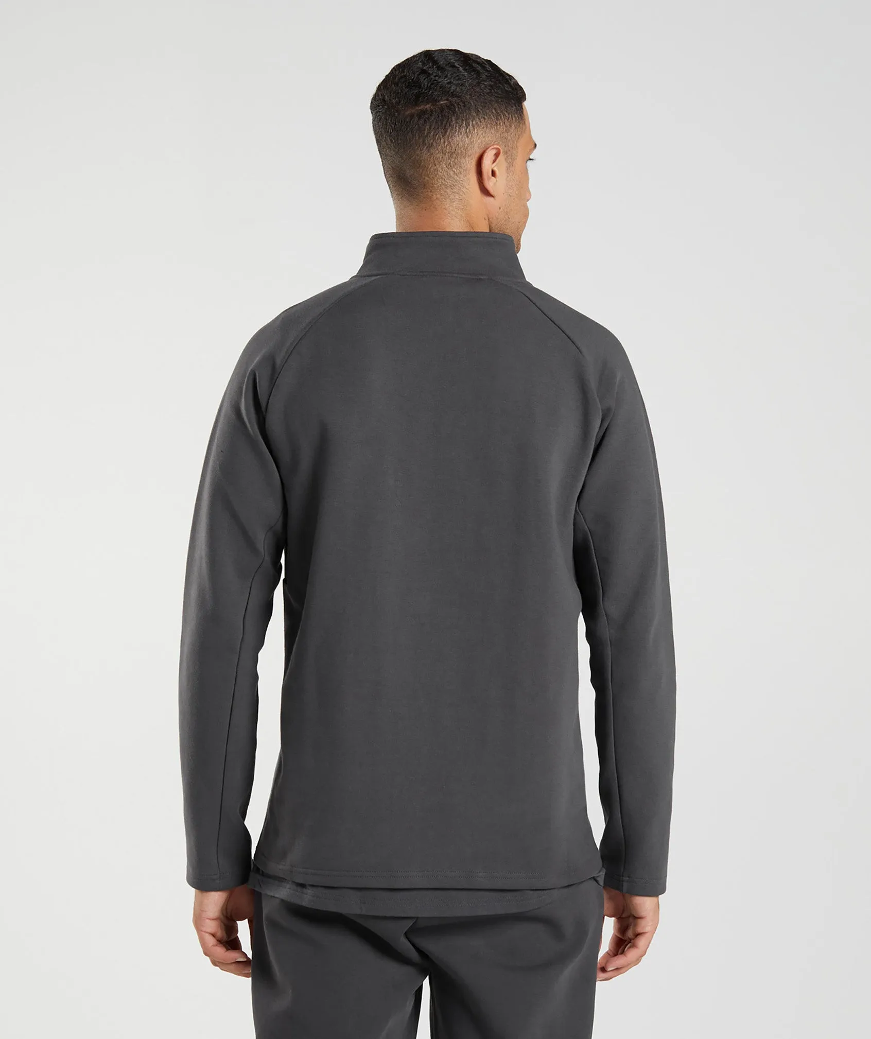Gymshark Rest Day 1/4 Zip - Onyx Grey sold by Gymshark product image thumbnail 2