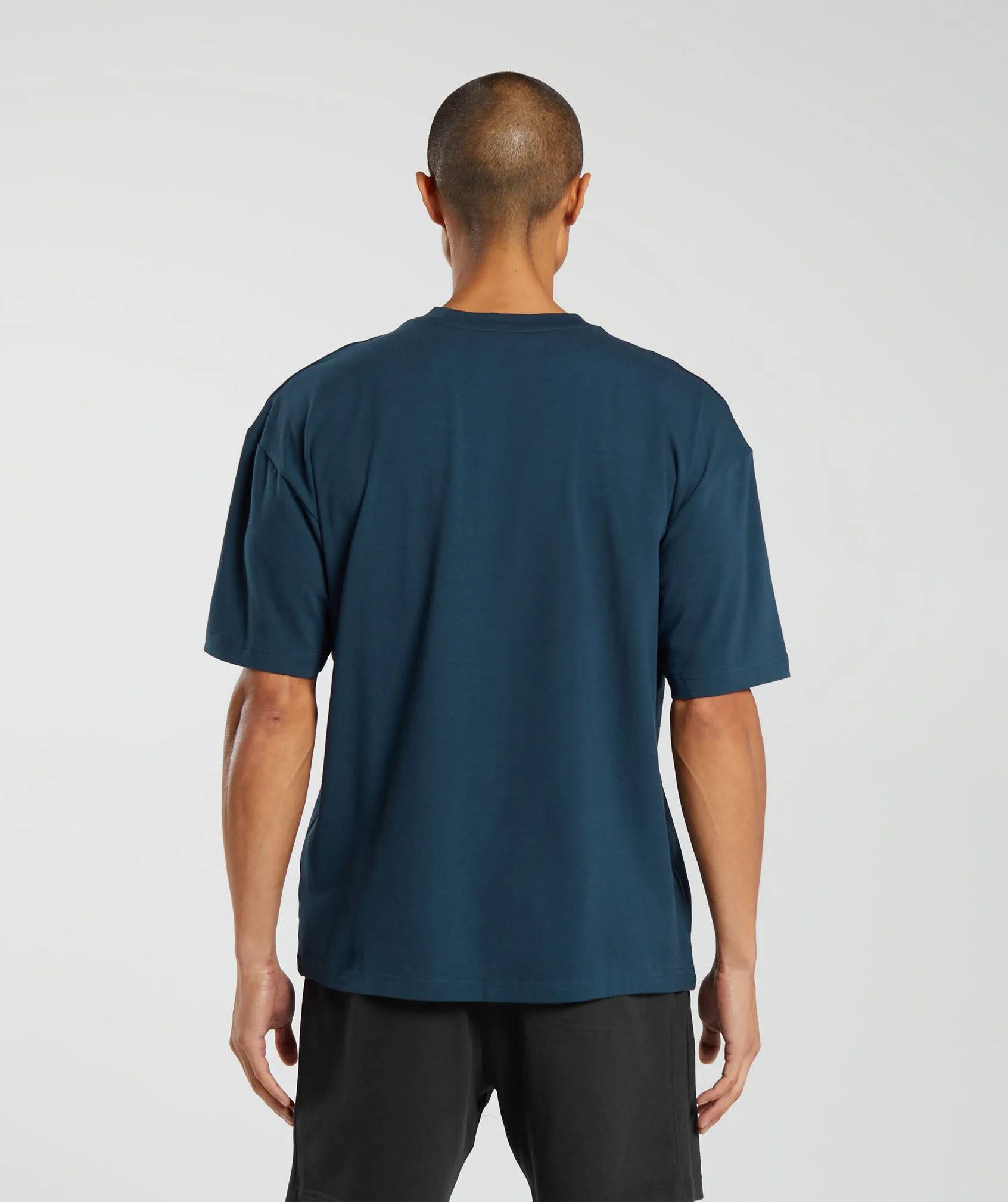 Gymshark Essential Oversized T-Shirt - Navy sold by Gymshark product image thumbnail 2