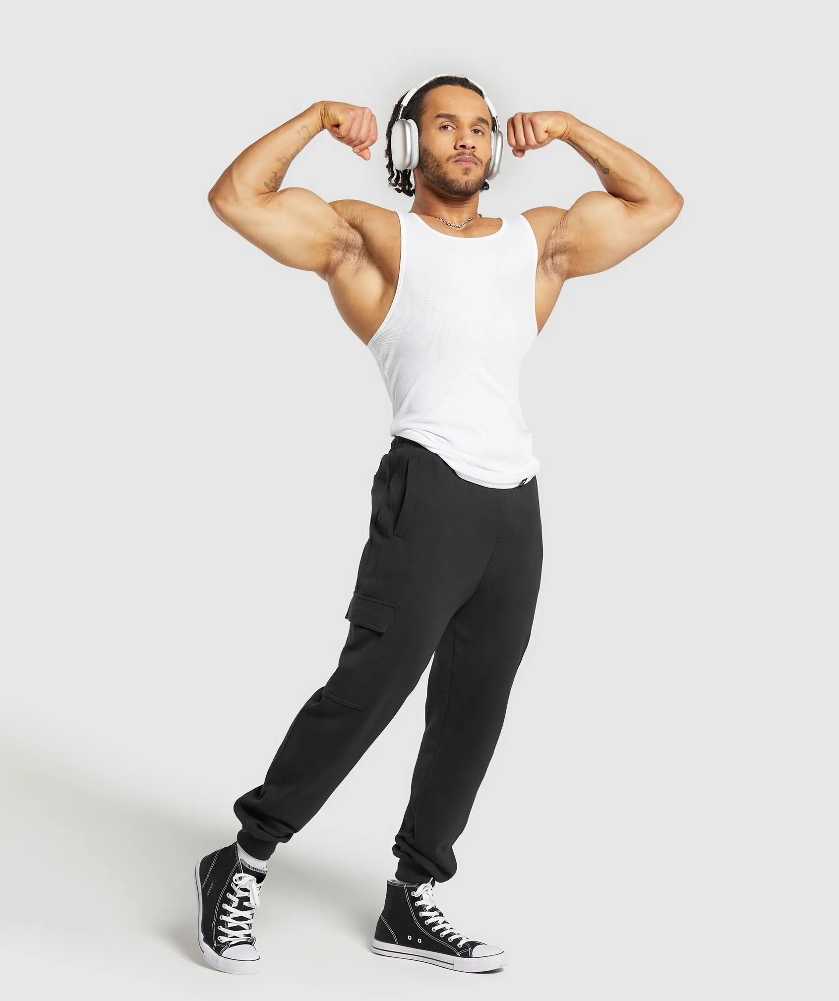 Gymshark Ribbed Tank 3 Pack - White sold by Gymshark product image thumbnail 5