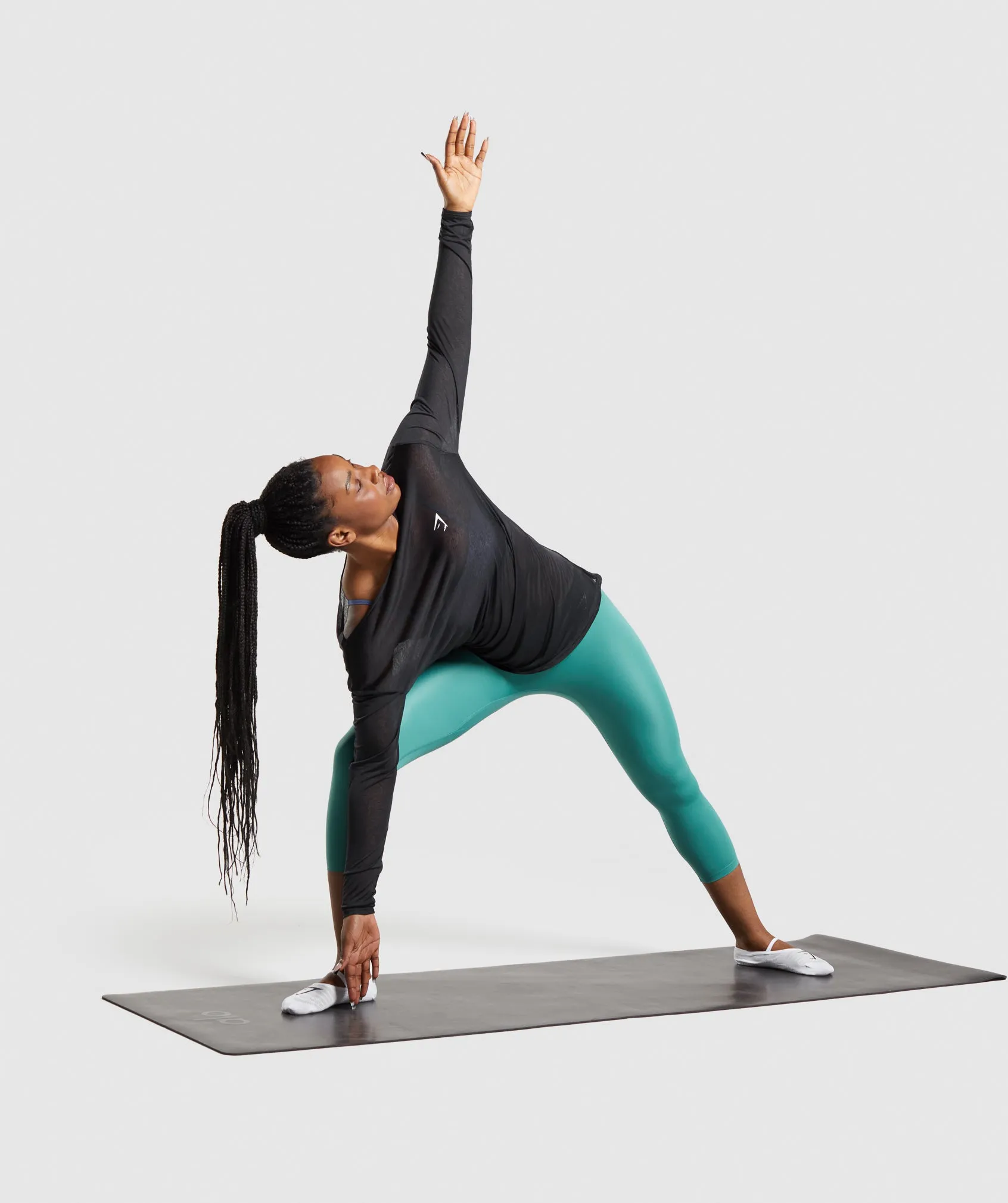 Gymshark Training Oversized Long Sleeve Tee - Black sold by Gymshark product image thumbnail 4