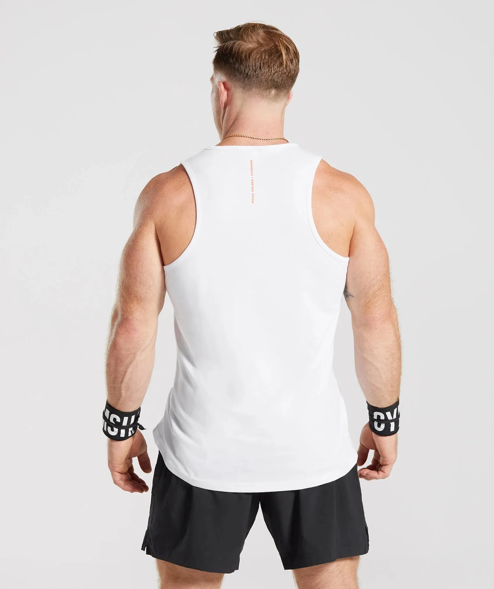 Gymshark Noah Ohlsen Sun Tank - White sold by Gymshark product image thumbnail 2