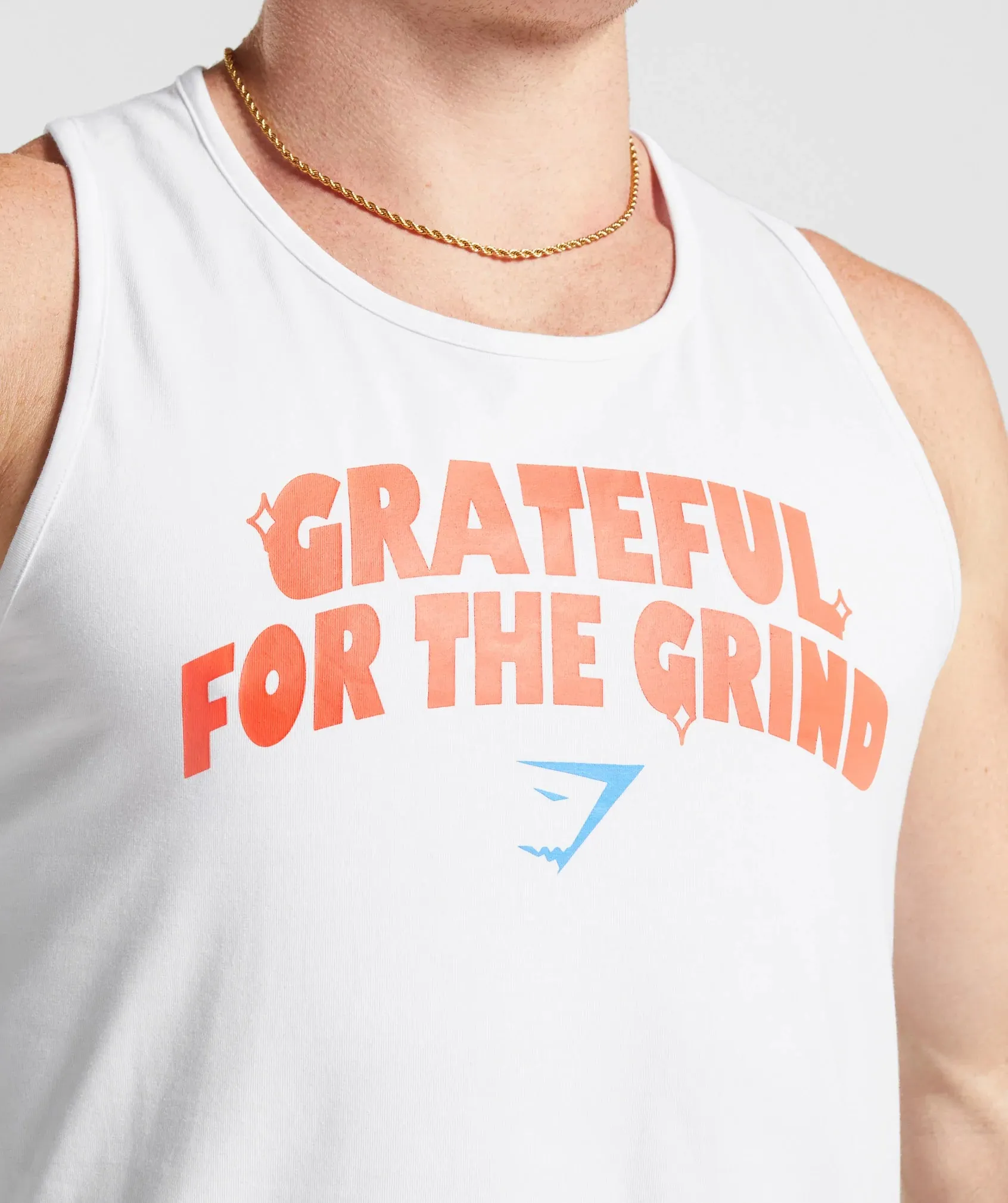 Gymshark Noah Ohlsen Sun Tank - White sold by Gymshark product image thumbnail 5