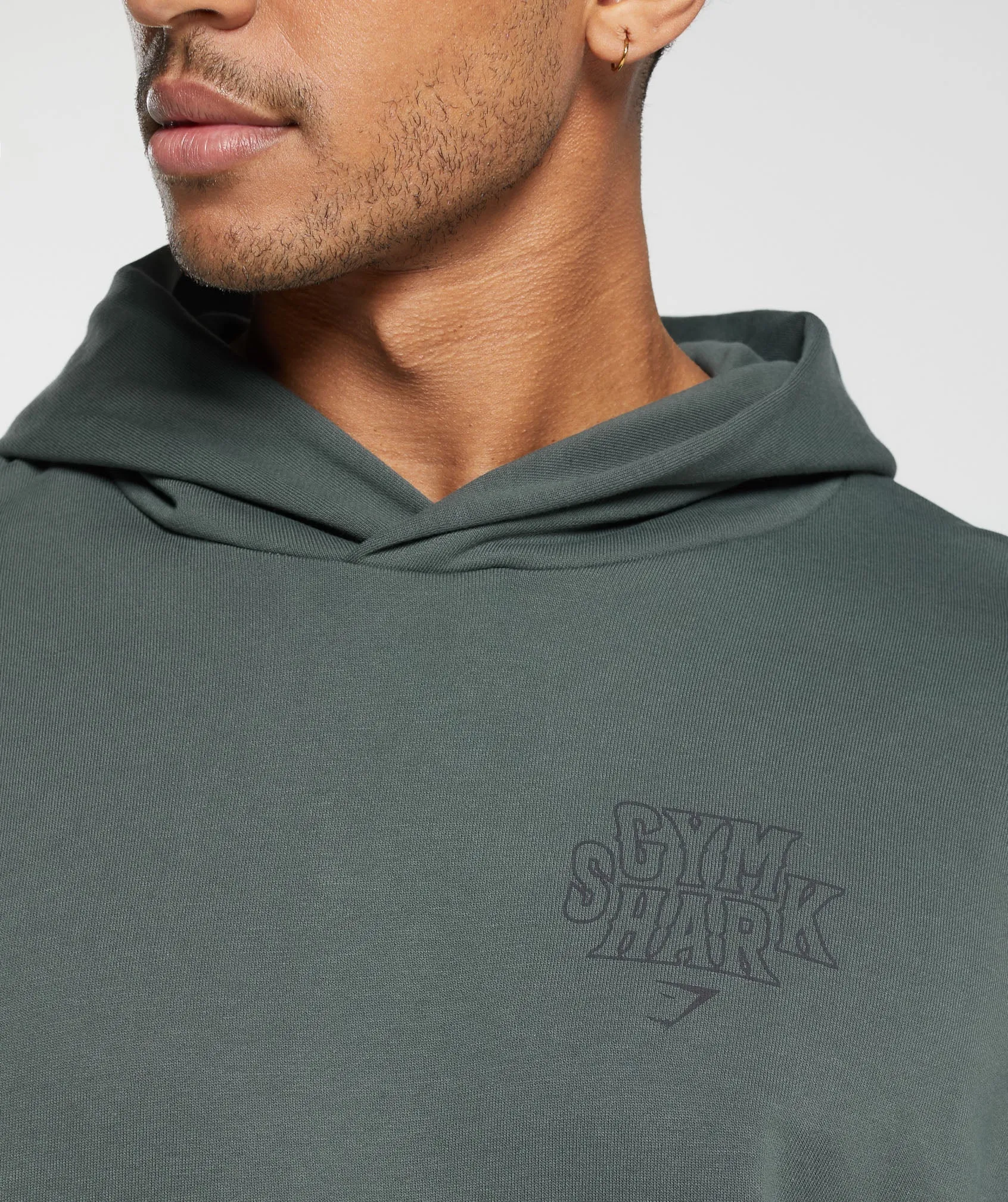 Gymshark Stacked Hoodie - Slate Teal sold by Gymshark product image thumbnail 5