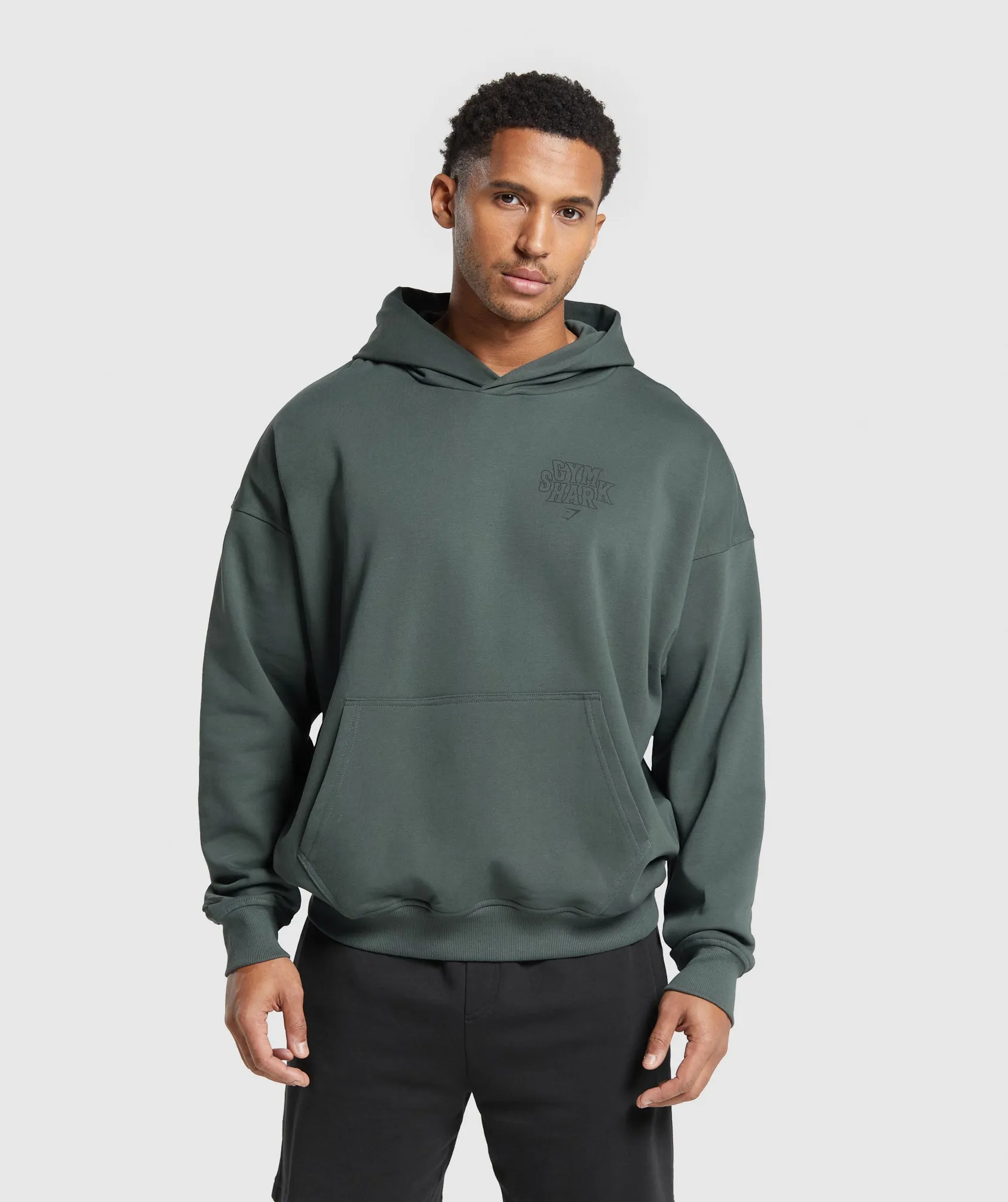 Gymshark Stacked Hoodie - Slate Teal sold by Gymshark