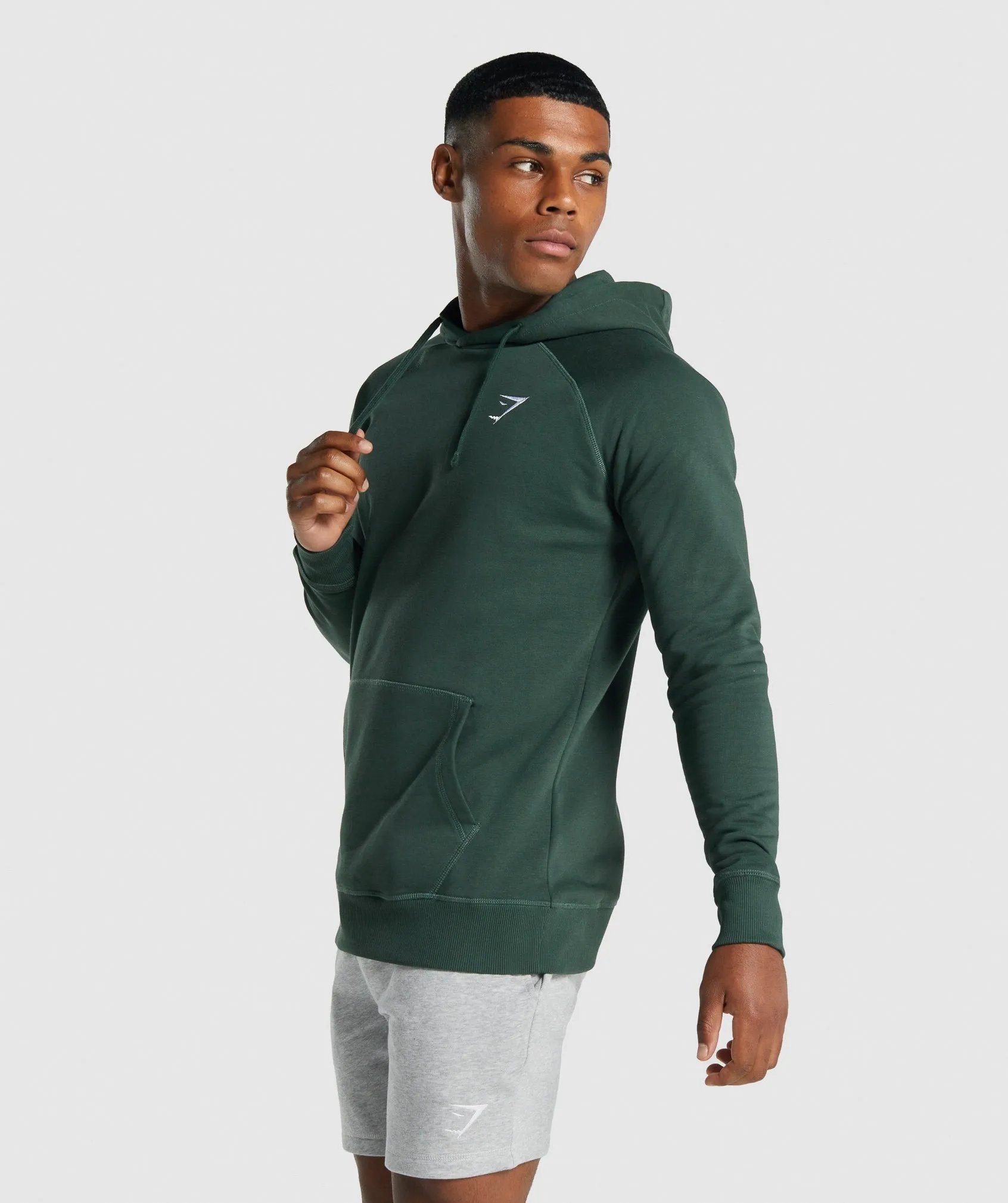 Gymshark Crest Hoodie - Dark Green sold by Gymshark product image thumbnail 3