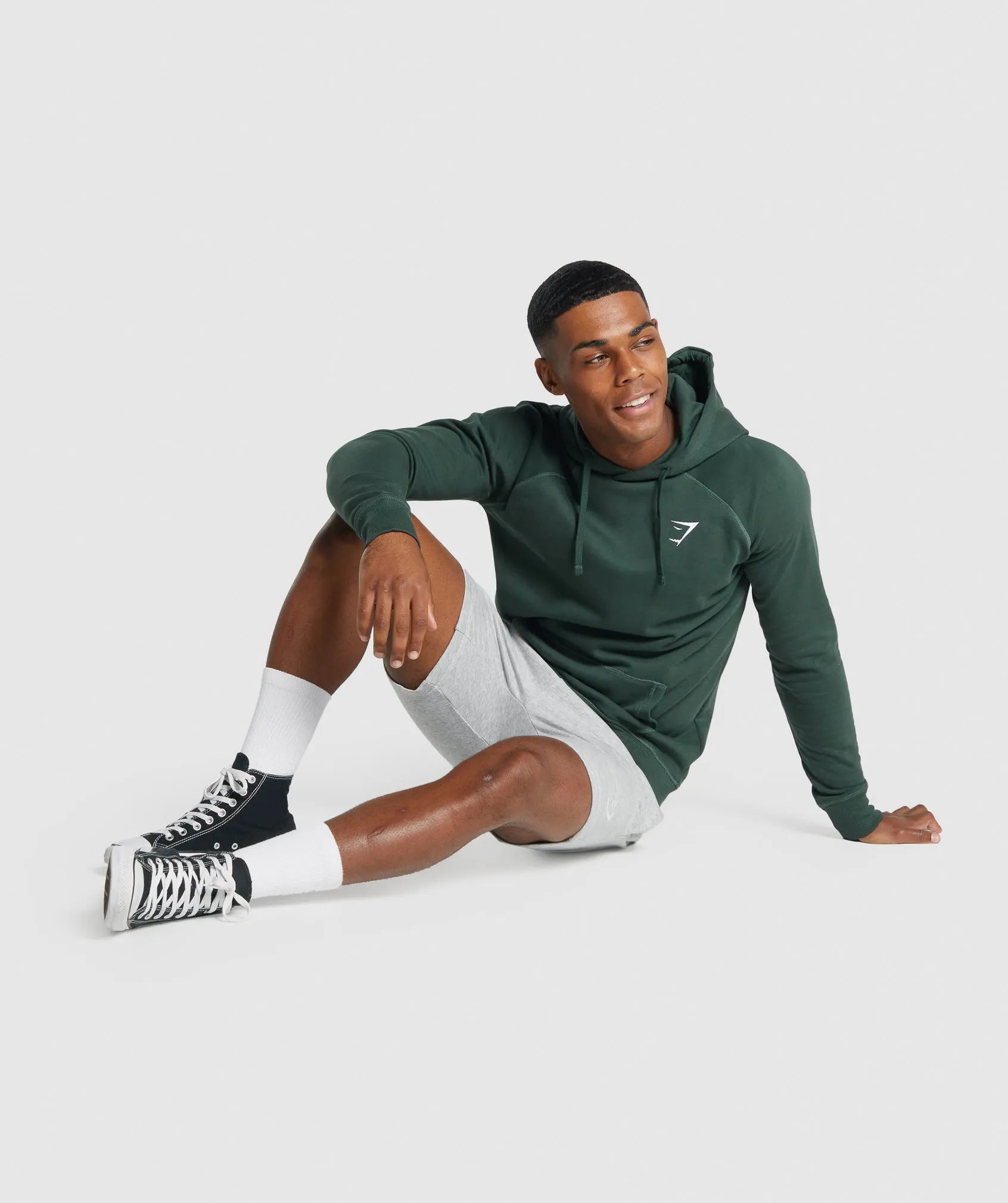 Gymshark Crest Hoodie - Dark Green sold by Gymshark product image thumbnail 4