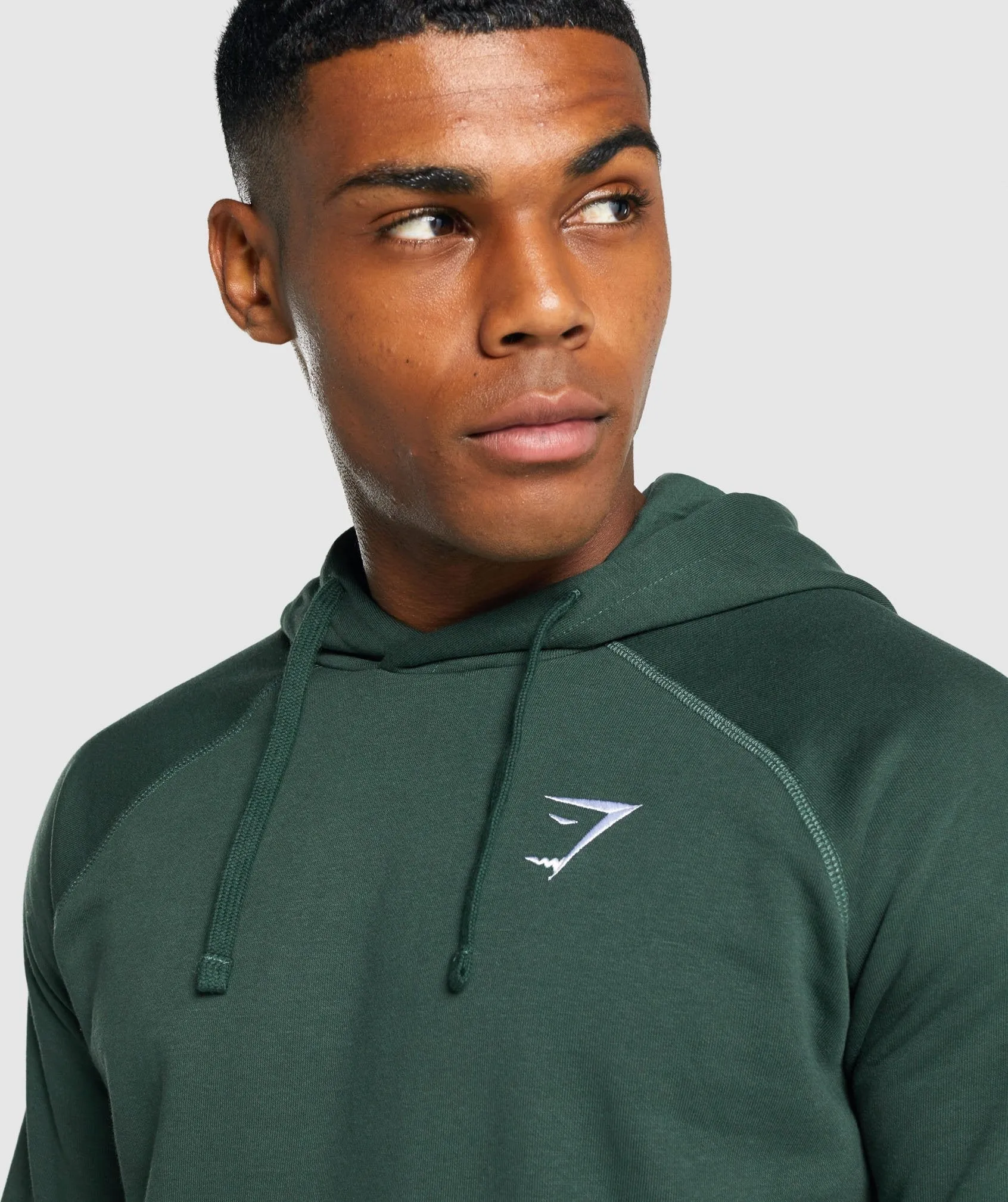 Gymshark Crest Hoodie - Dark Green sold by Gymshark product image thumbnail 5